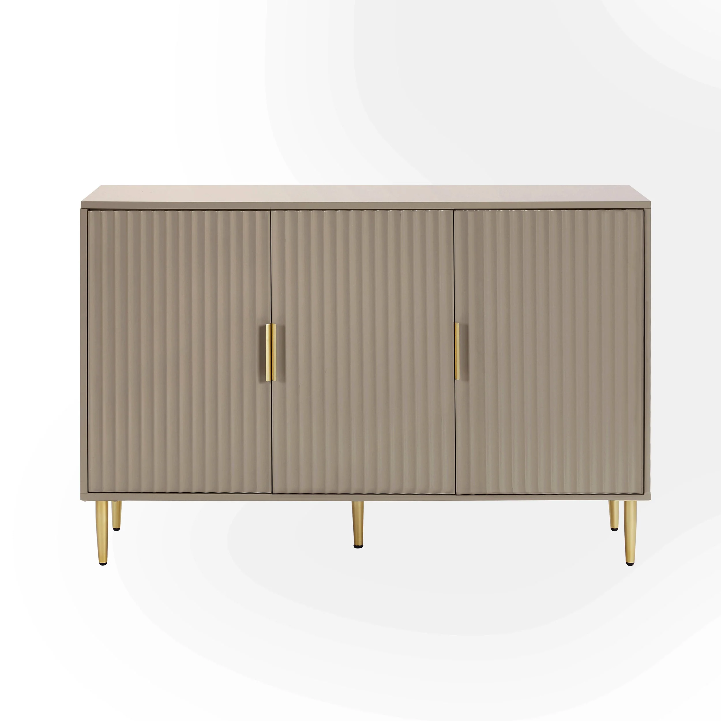 Evie 3 Door Sideboard - Taupe - Image 5