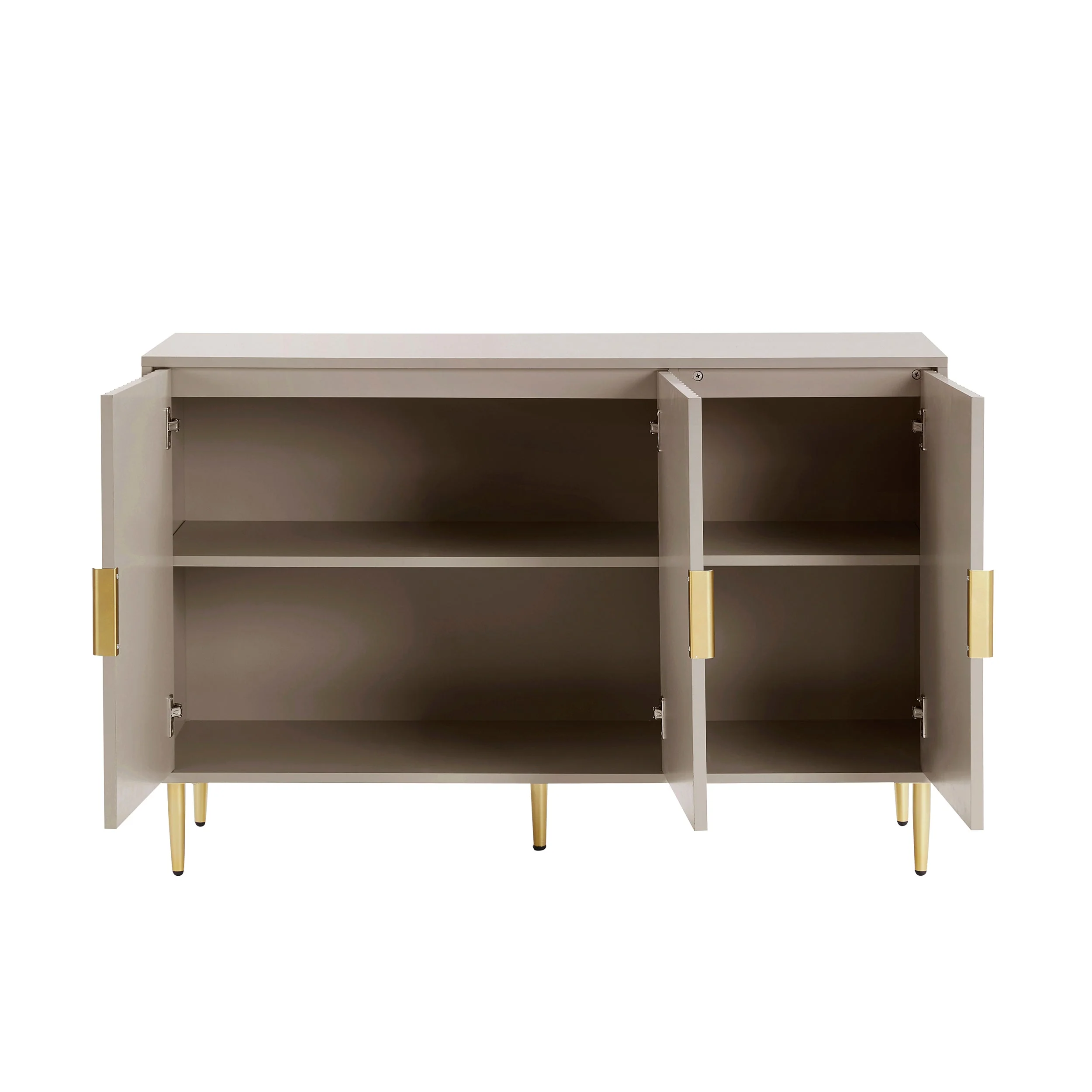 Evie 3 Door Sideboard - Taupe - Image 6