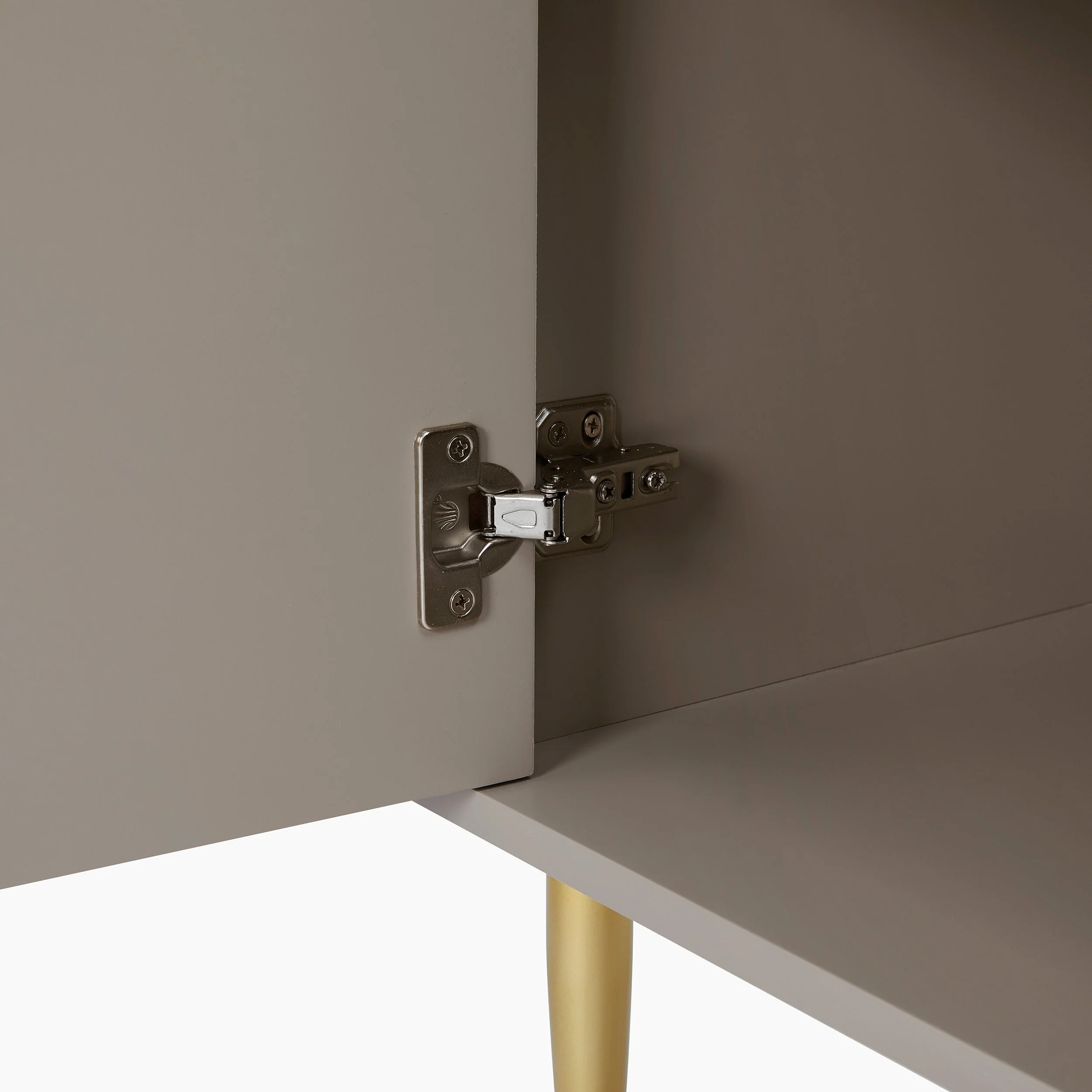 Evie 3 Door Sideboard - Taupe - Image 7