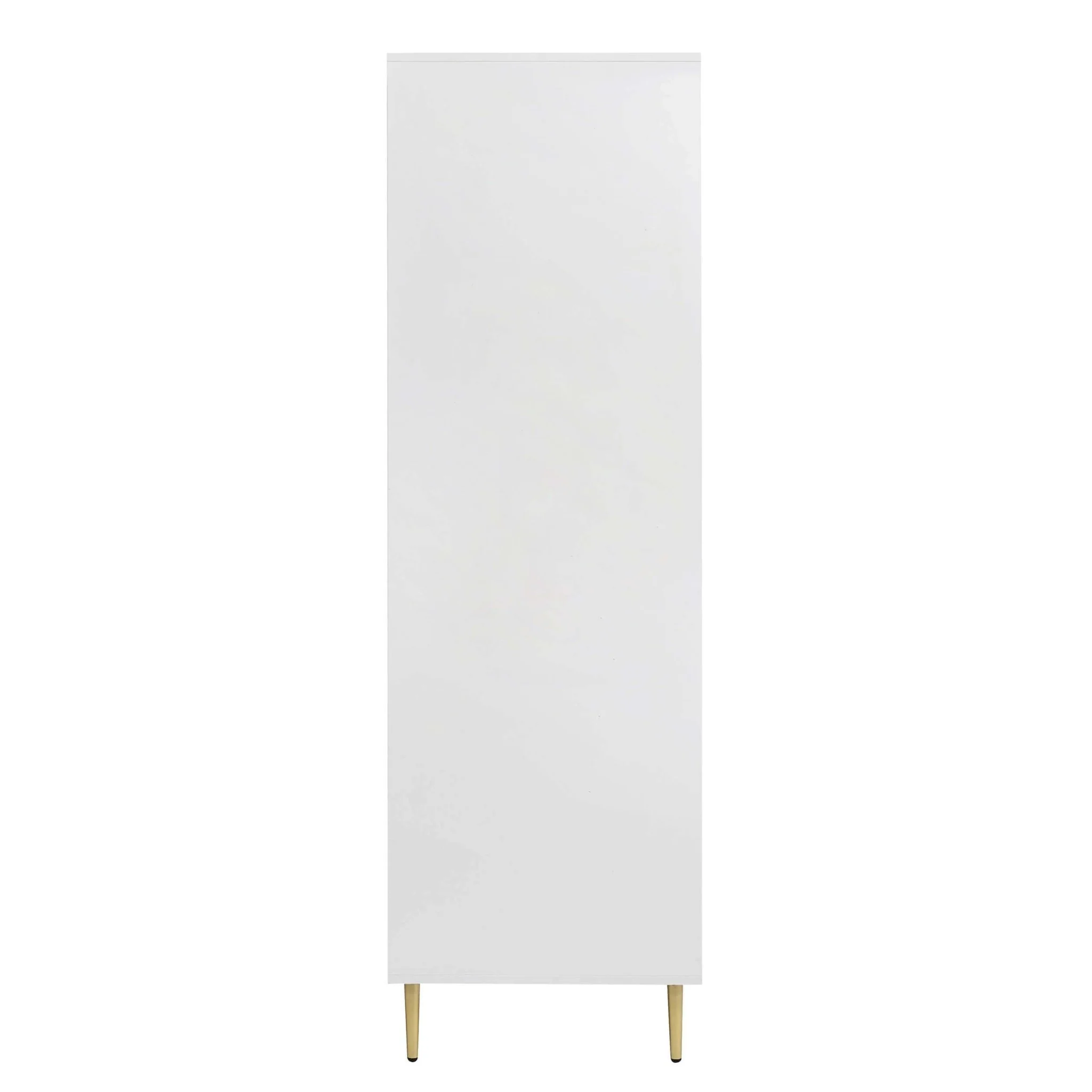 Evie 3 Door Wardrobe with Drawers - Warm White - Image 4