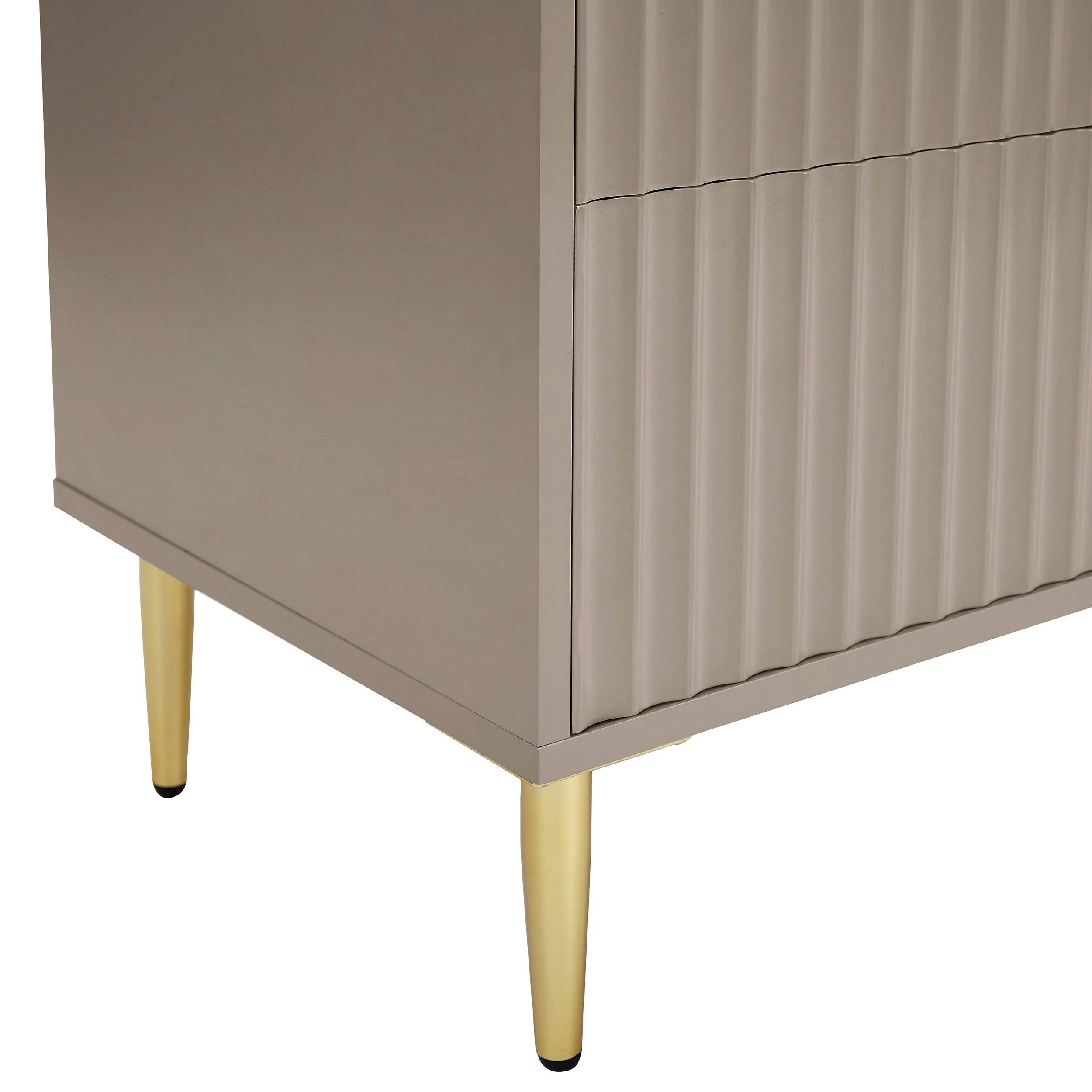 Evie 3 Drawer Chest - Taupe - Image 6
