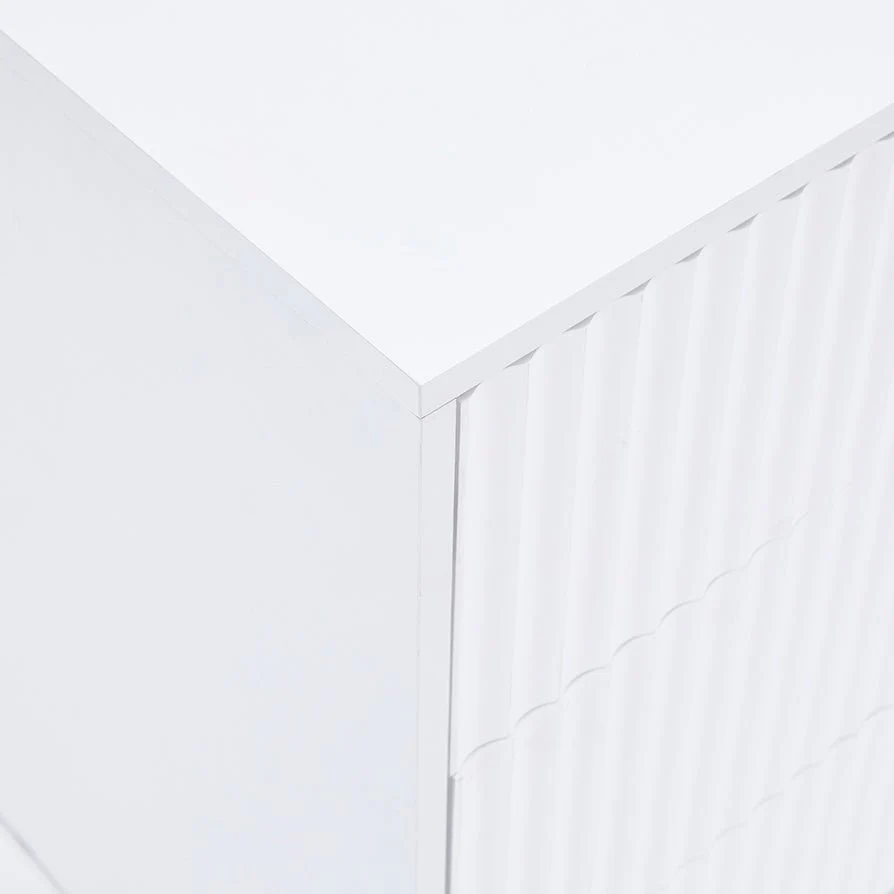 Evie 3 Drawer Chest - Warm White - Image 6