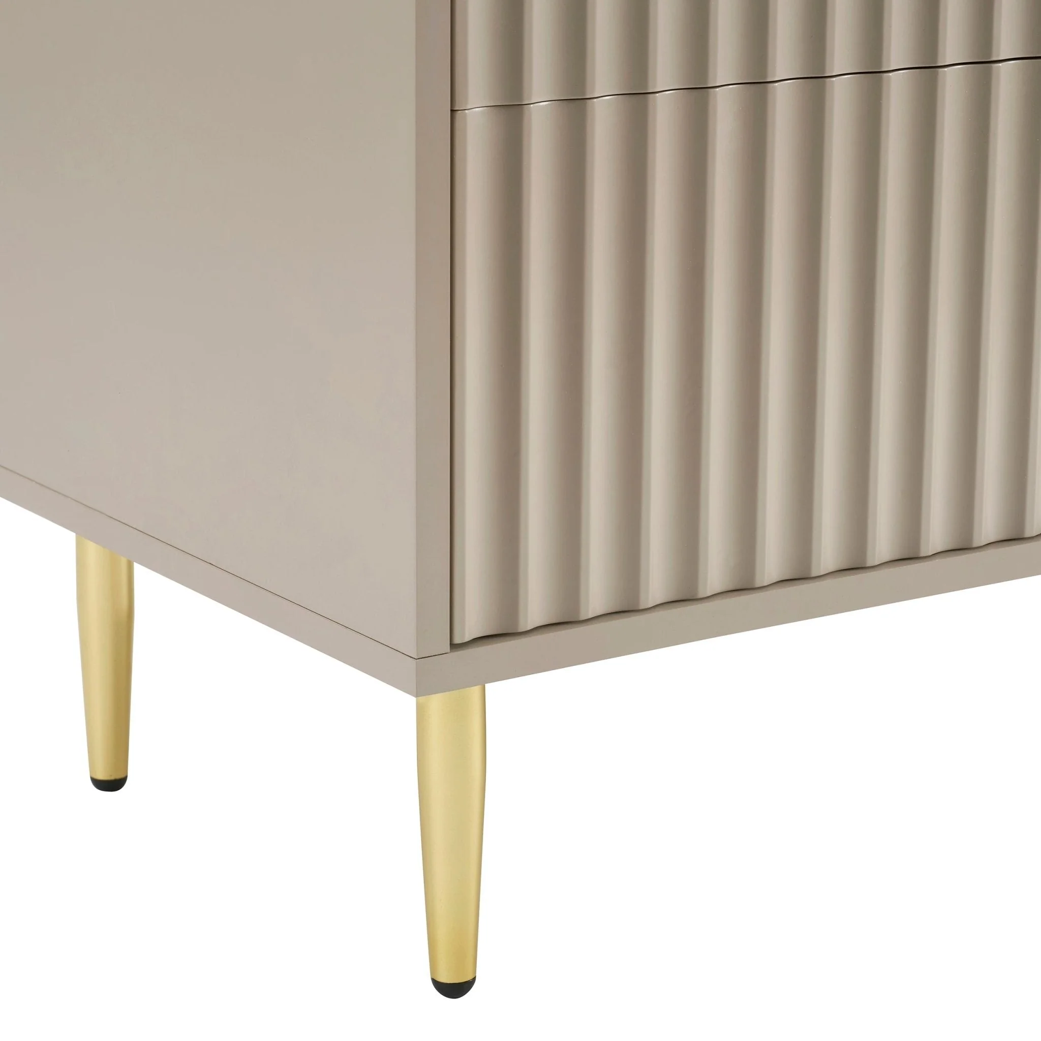 Evie 5 Drawer Chest - Taupe - Image 7