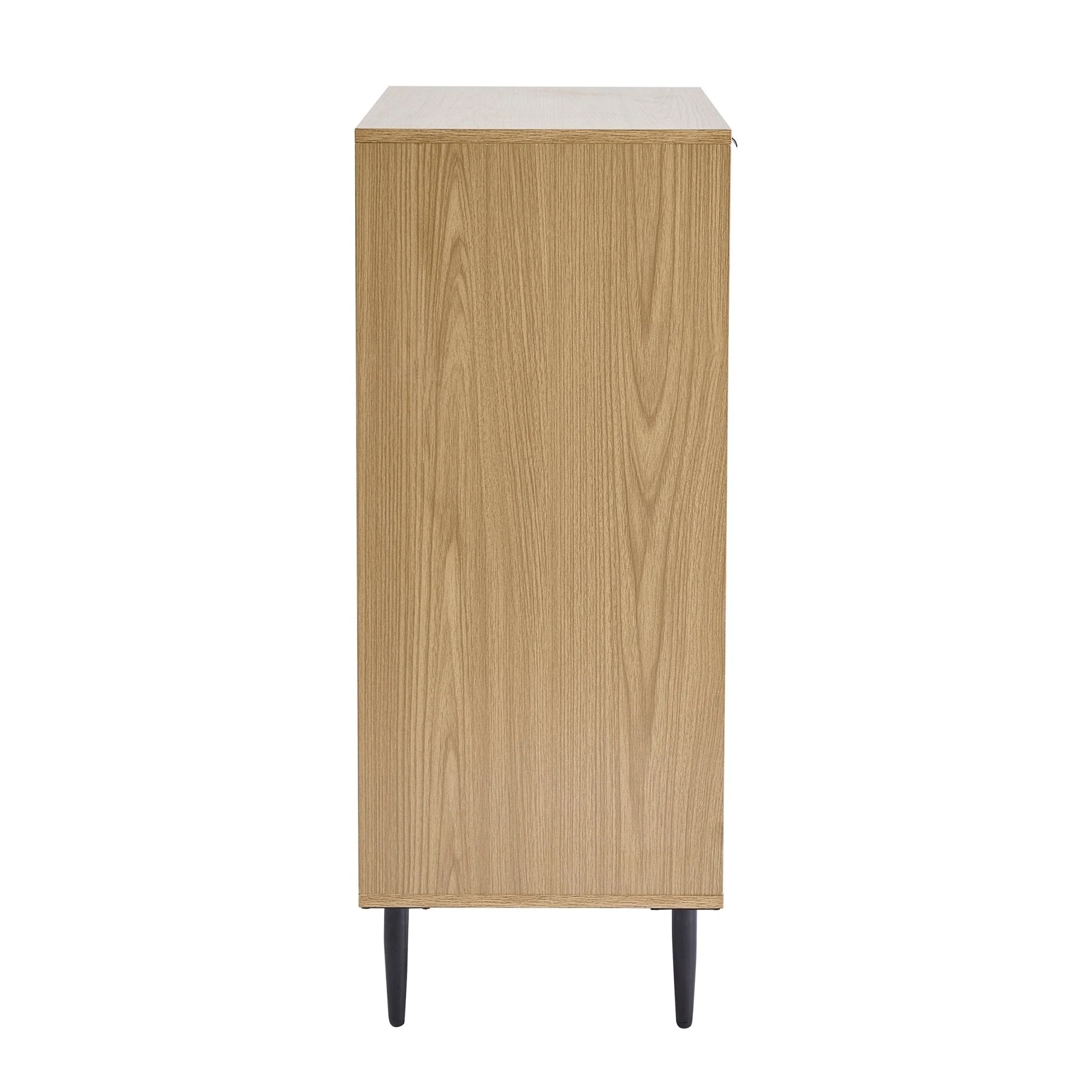 Evie 5 Drawer Chest - Wood Effect - Image 7