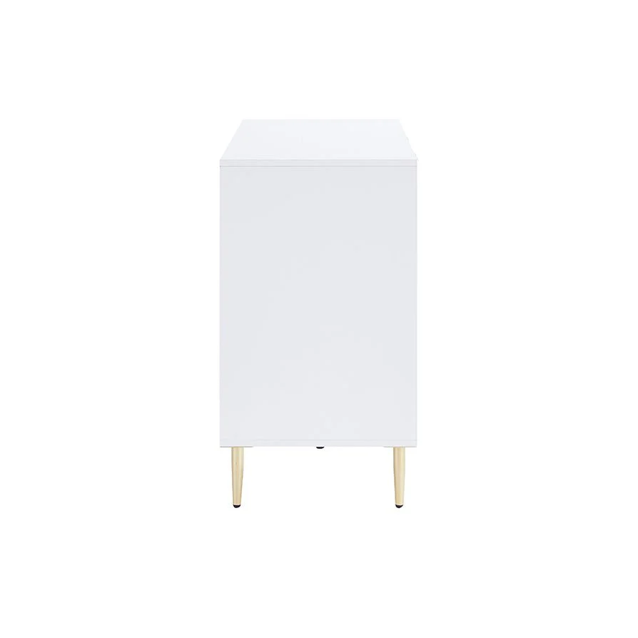 Evie 6 Drawer Chest - Warm White - Image 5