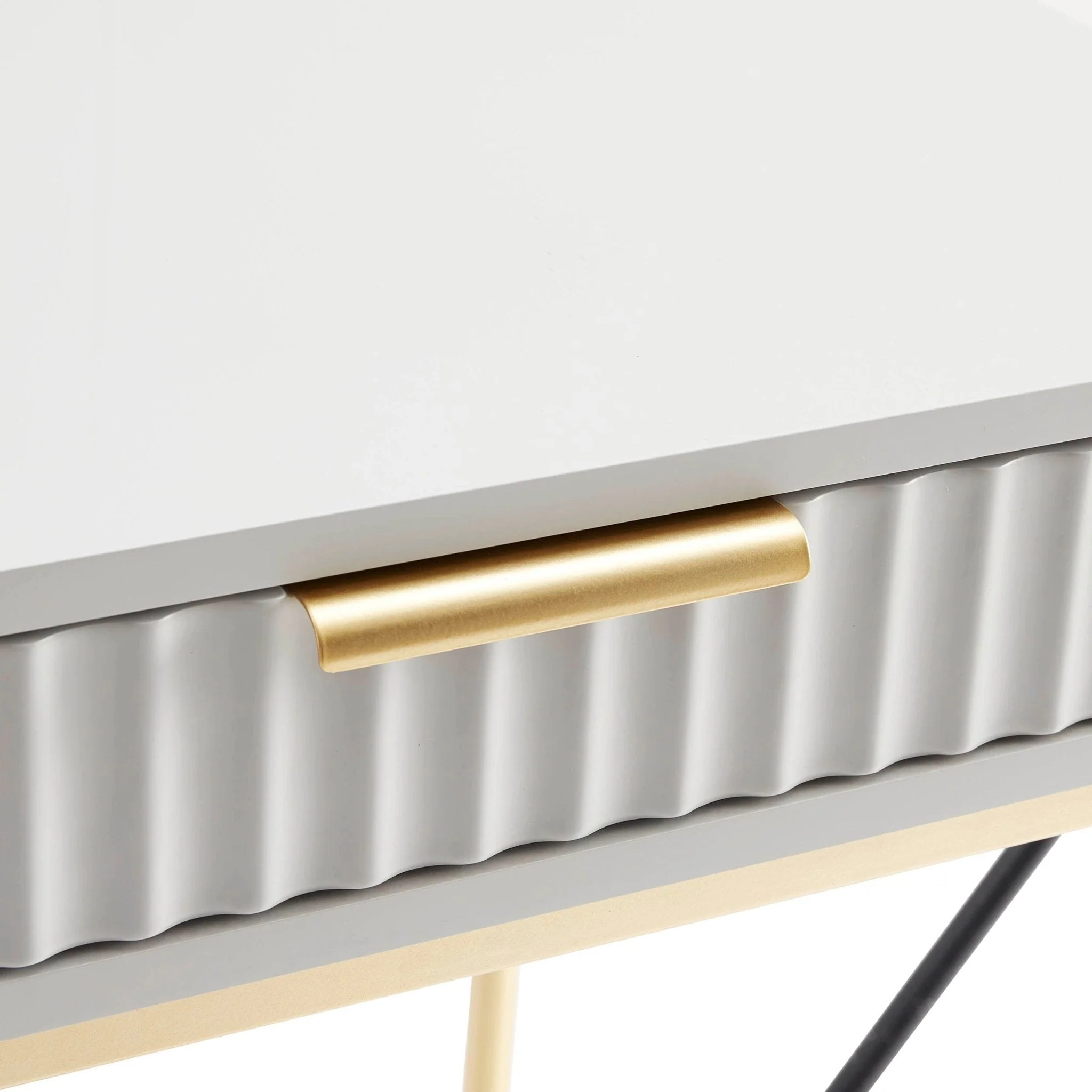 Evie Desk - Grey - Image 6