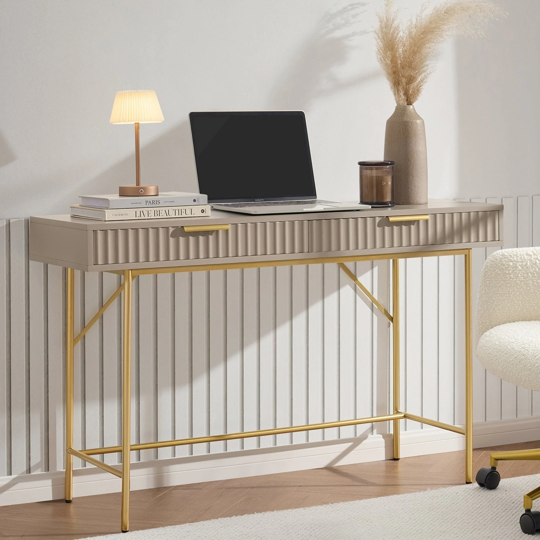 Evie Desk - Taupe