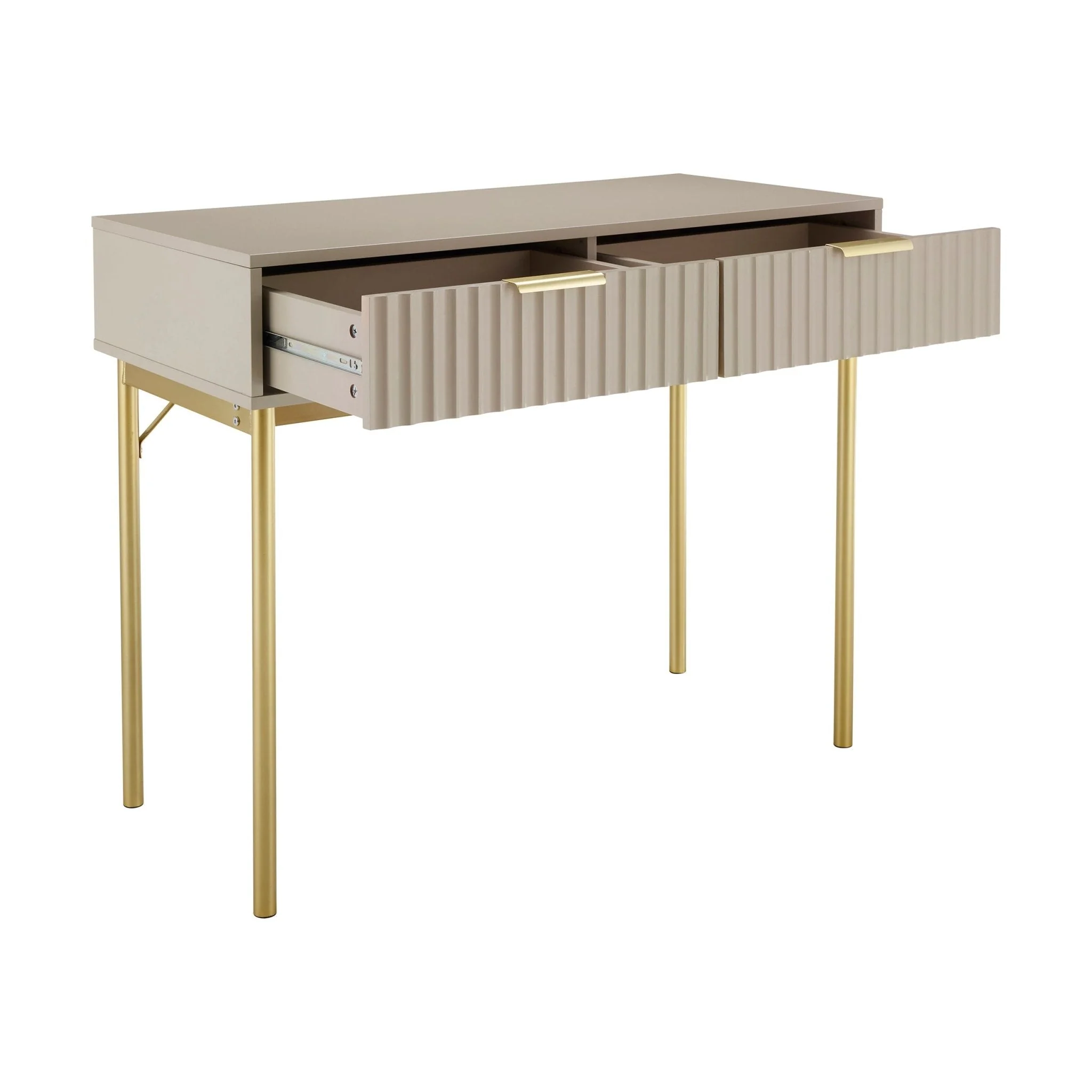 Evie Dressing Table Console - Taupe - Image 3