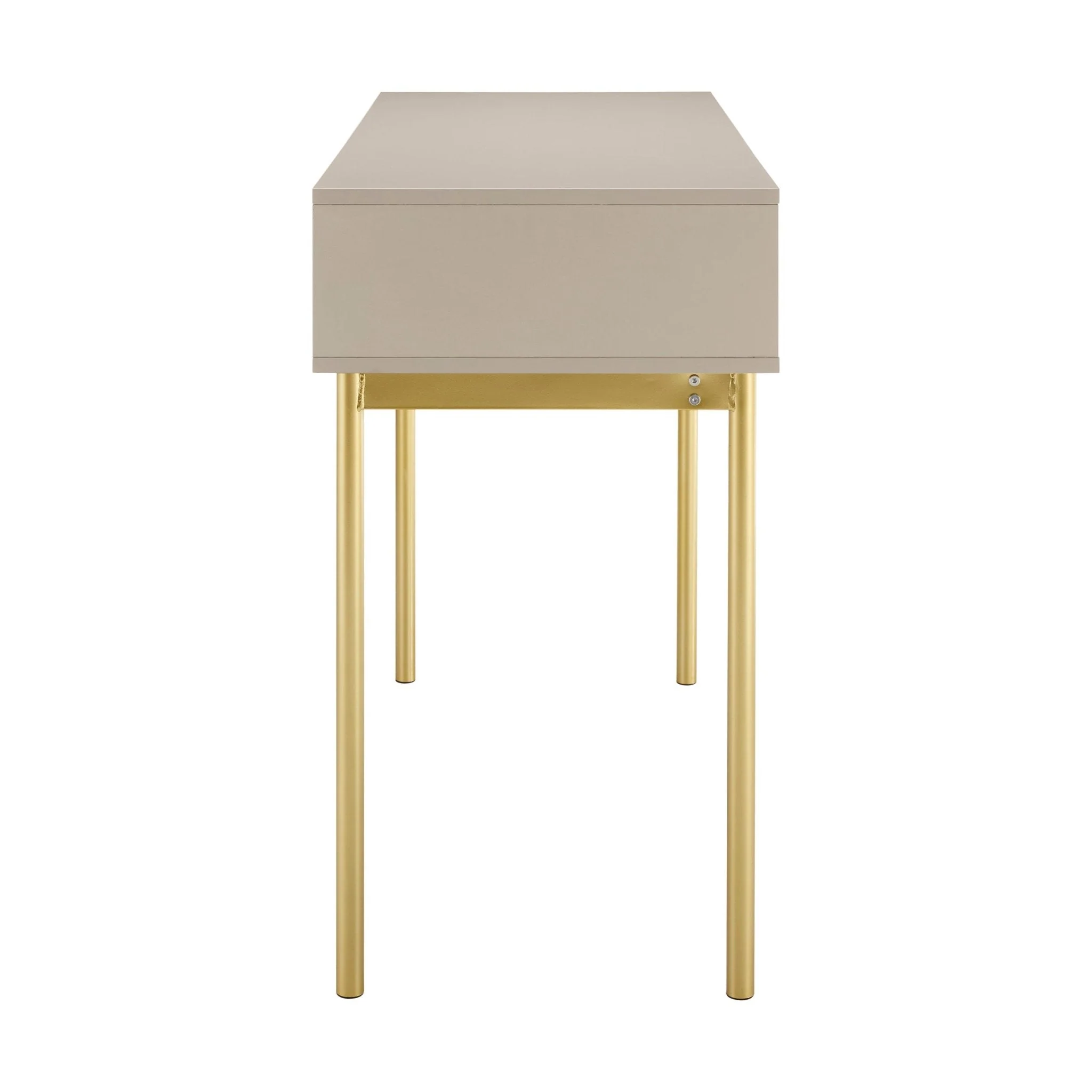 Evie Dressing Table Console - Taupe - Image 4