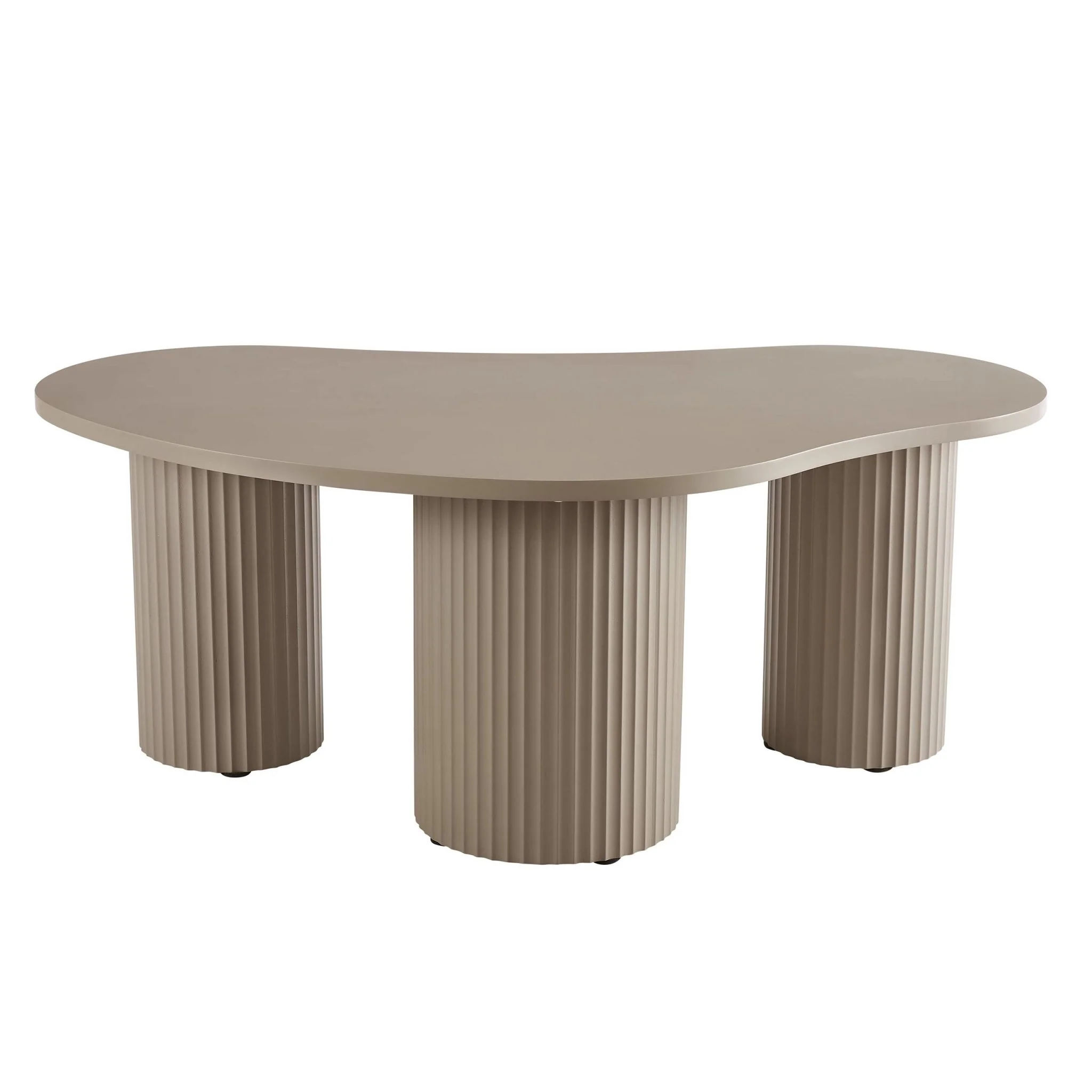 Evie Irregular Coffee Table - Taupe - Image 2