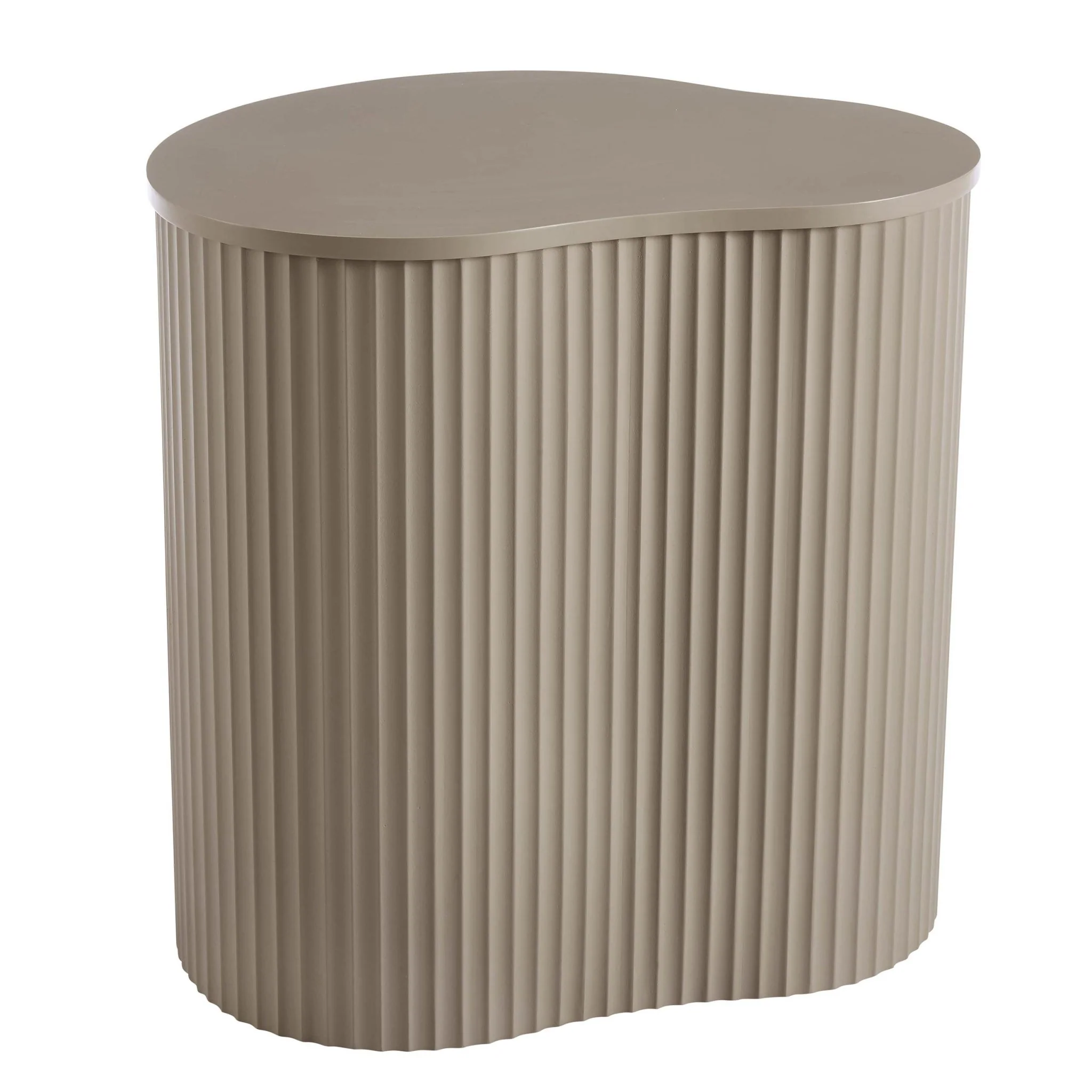 Evie Irregular Side Table - Taupe - Image 2