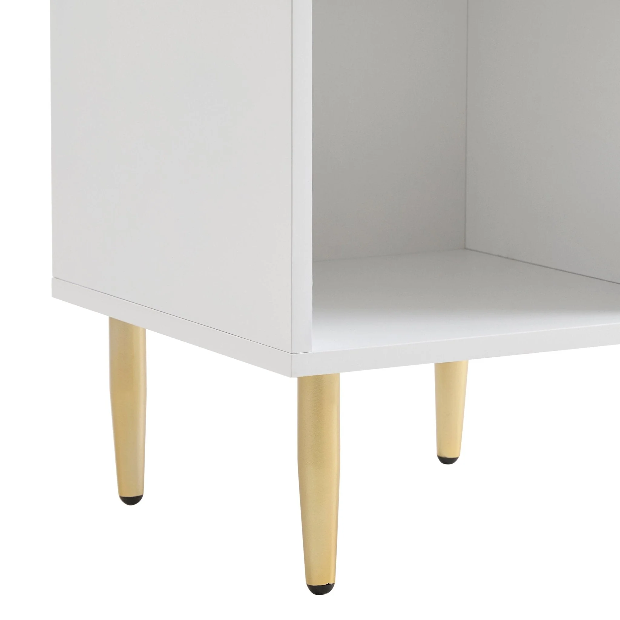 Evie 1 Drawer Nightstand - Warm White - Image 6