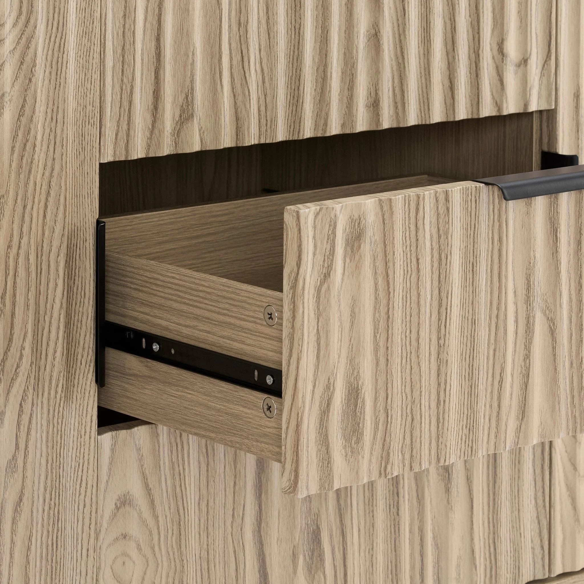 Evie Sideboard with Drawers - Wood Effect - Image 5
