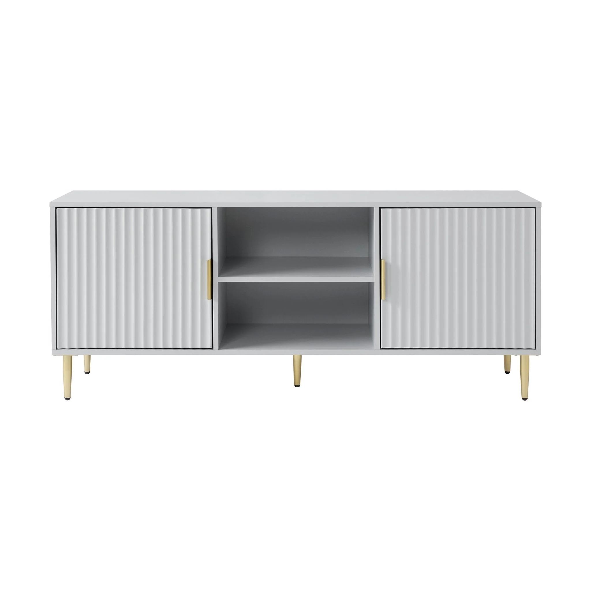 Evie TV Stand for TVs up to 65"- Grey - Image 4
