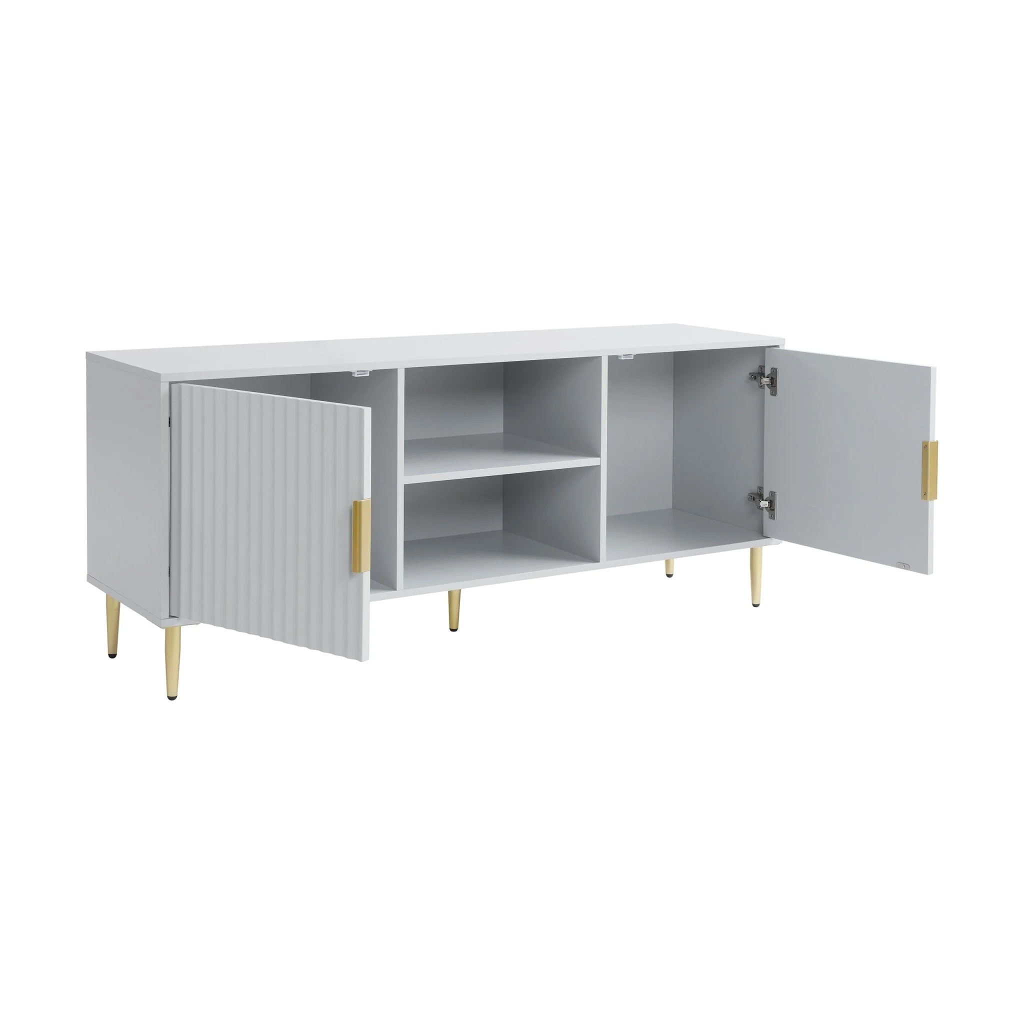 Evie TV Stand for TVs up to 65"- Grey - Image 5