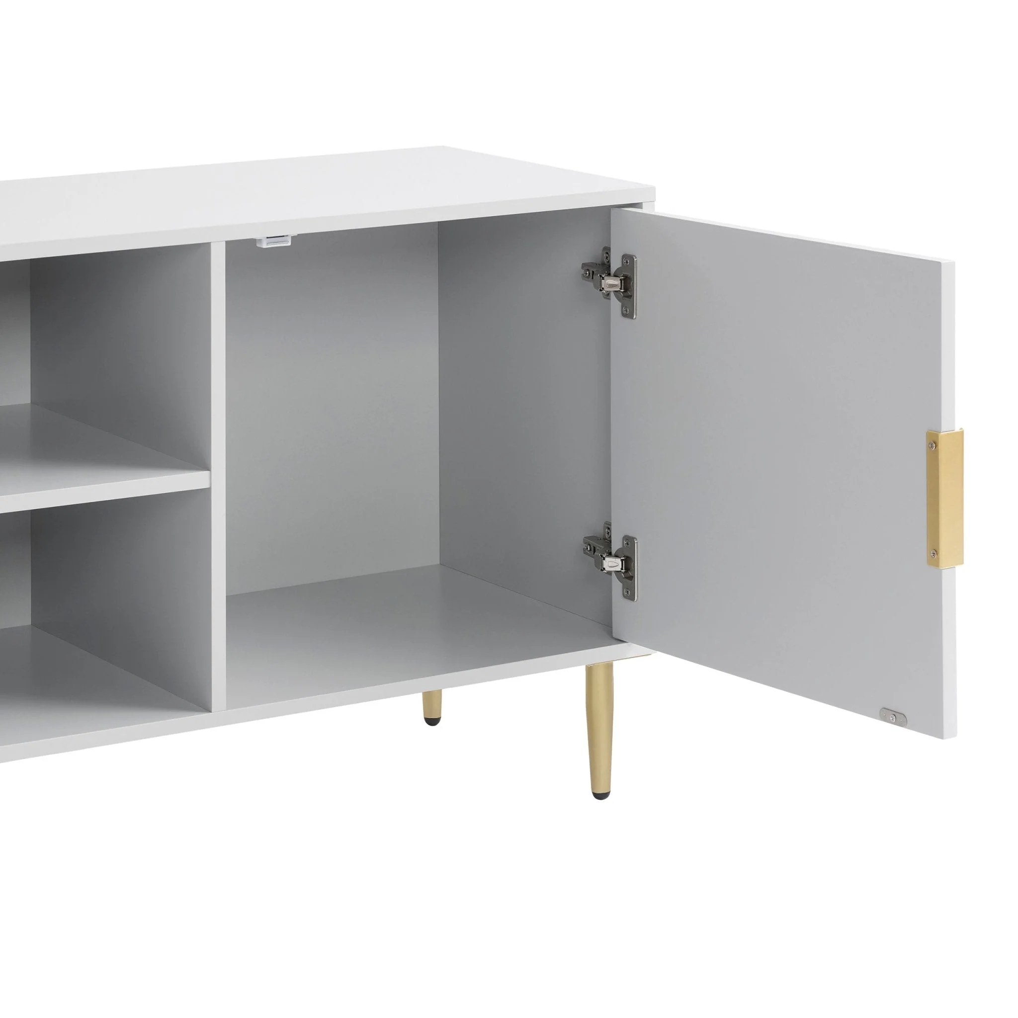 Evie TV Stand for TVs up to 65"- Grey - Image 7