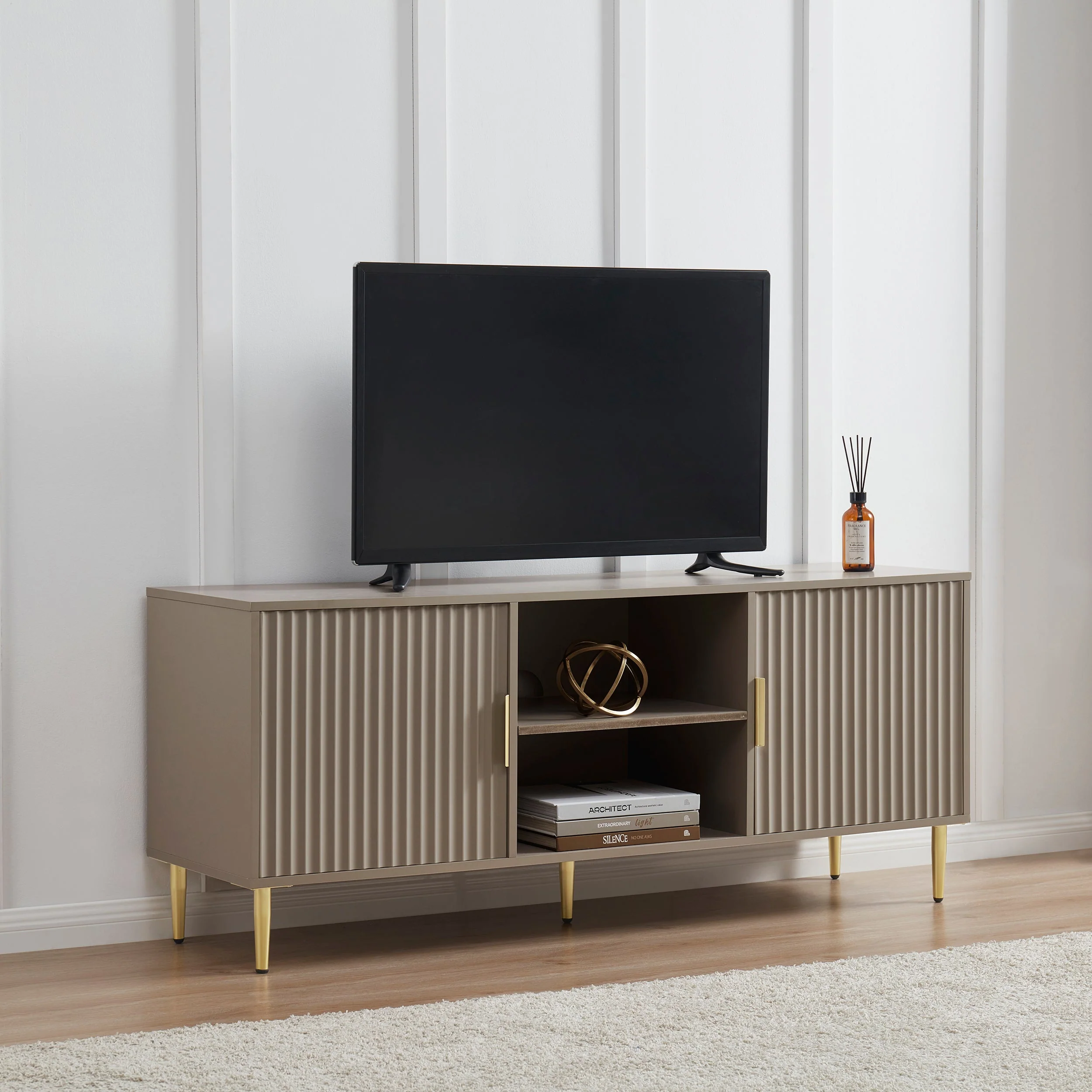 Evie TV Stand for TVs up to 65" - Taupe - Image 2