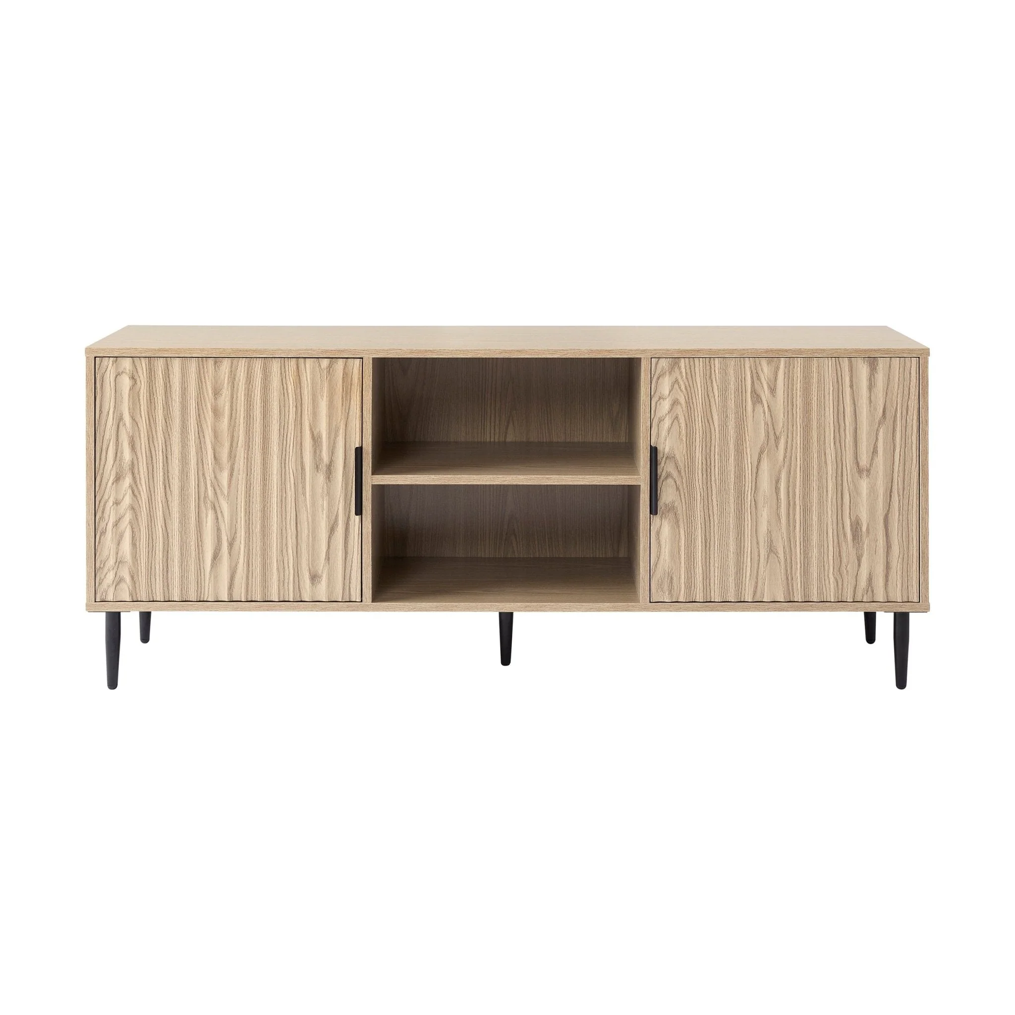 Evie TV Stand for TVs up to 65"- Wood Effect - Image 4