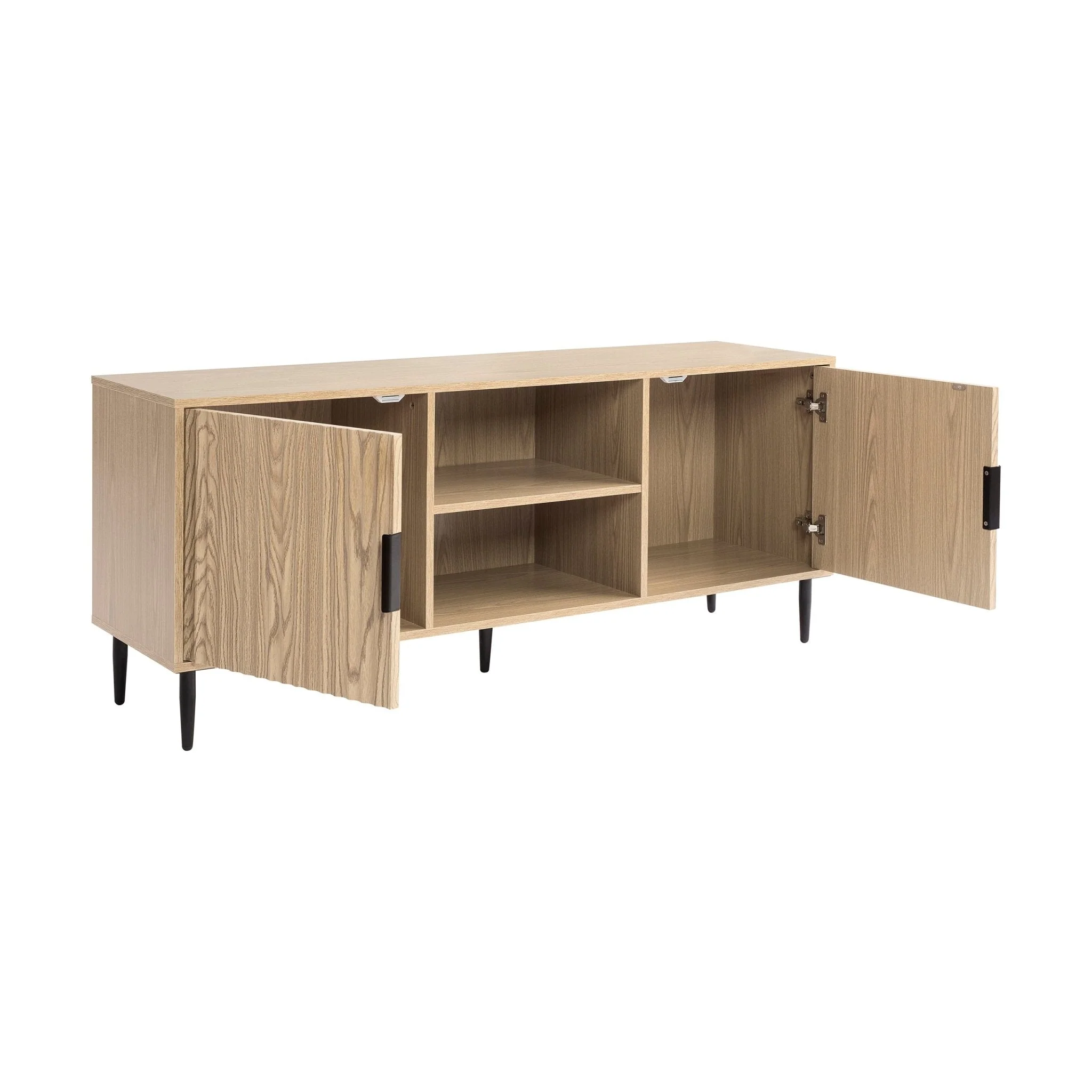 Evie TV Stand for TVs up to 65"- Wood Effect - Image 5