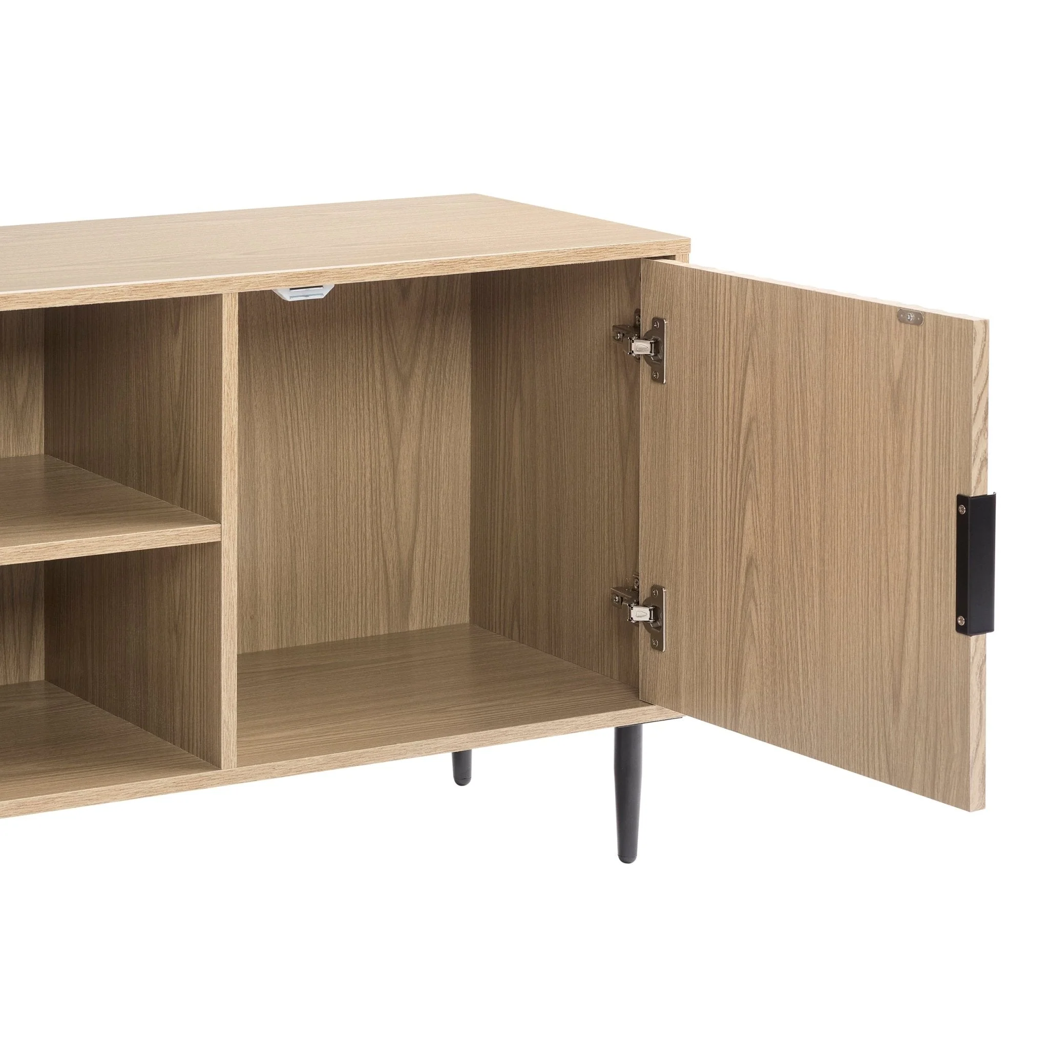 Evie TV Stand for TVs up to 65"- Wood Effect - Image 6