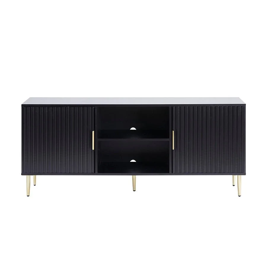 Evie TV Unit for TVs up to 65" - Black - Image 5