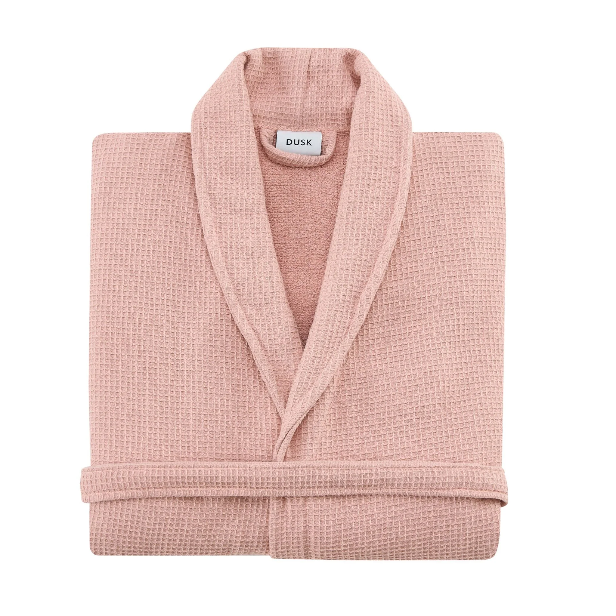 Fiji Waffle Cotton Robe - Pink - Image 5