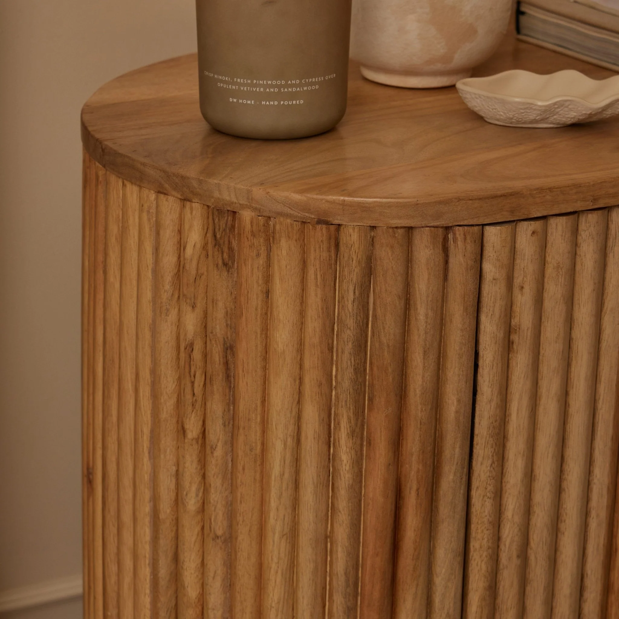 Finley Mango Wood 2 Door Sideboard - Natural - Image 4