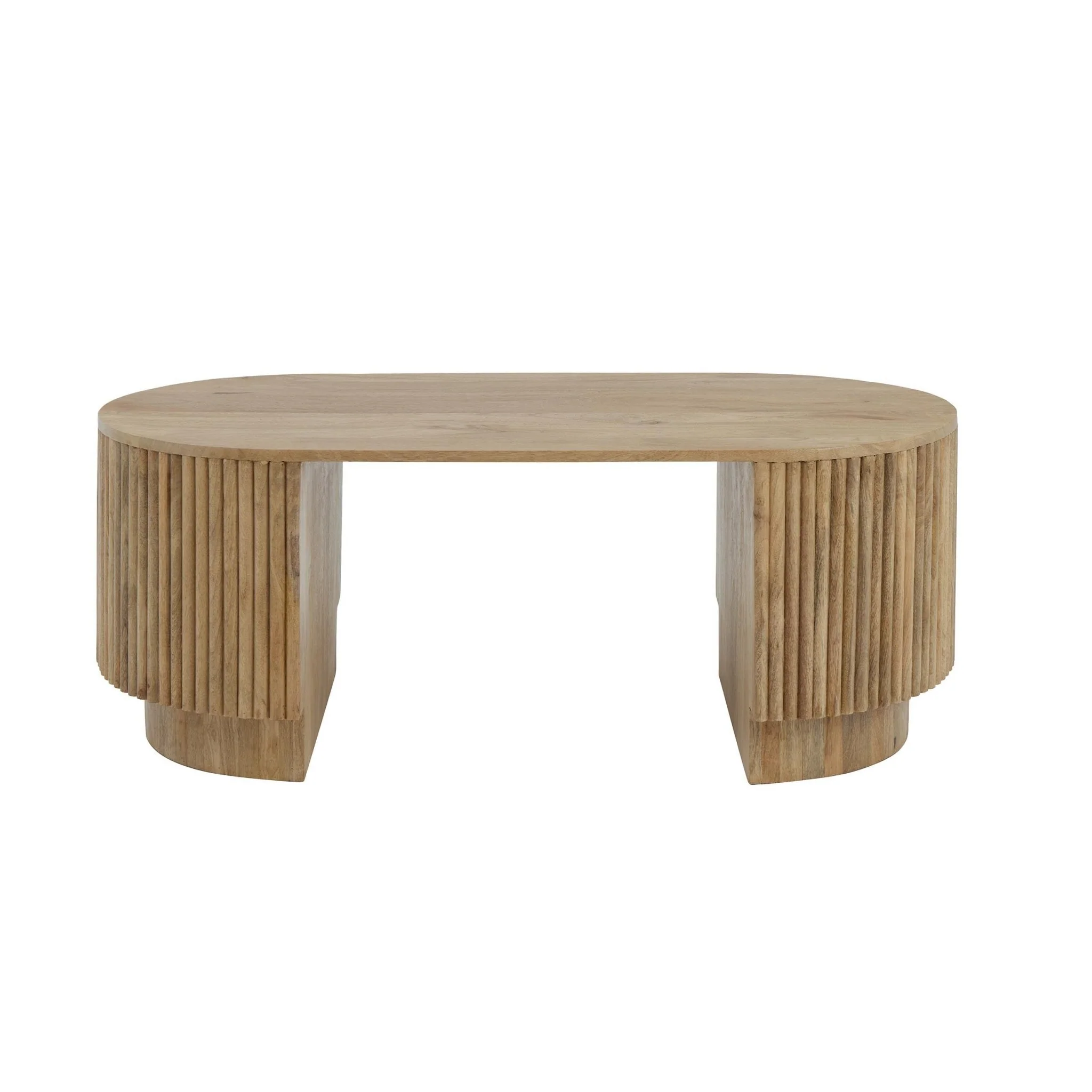 Finley Mango Wood Coffee Table - Natural - Image 4