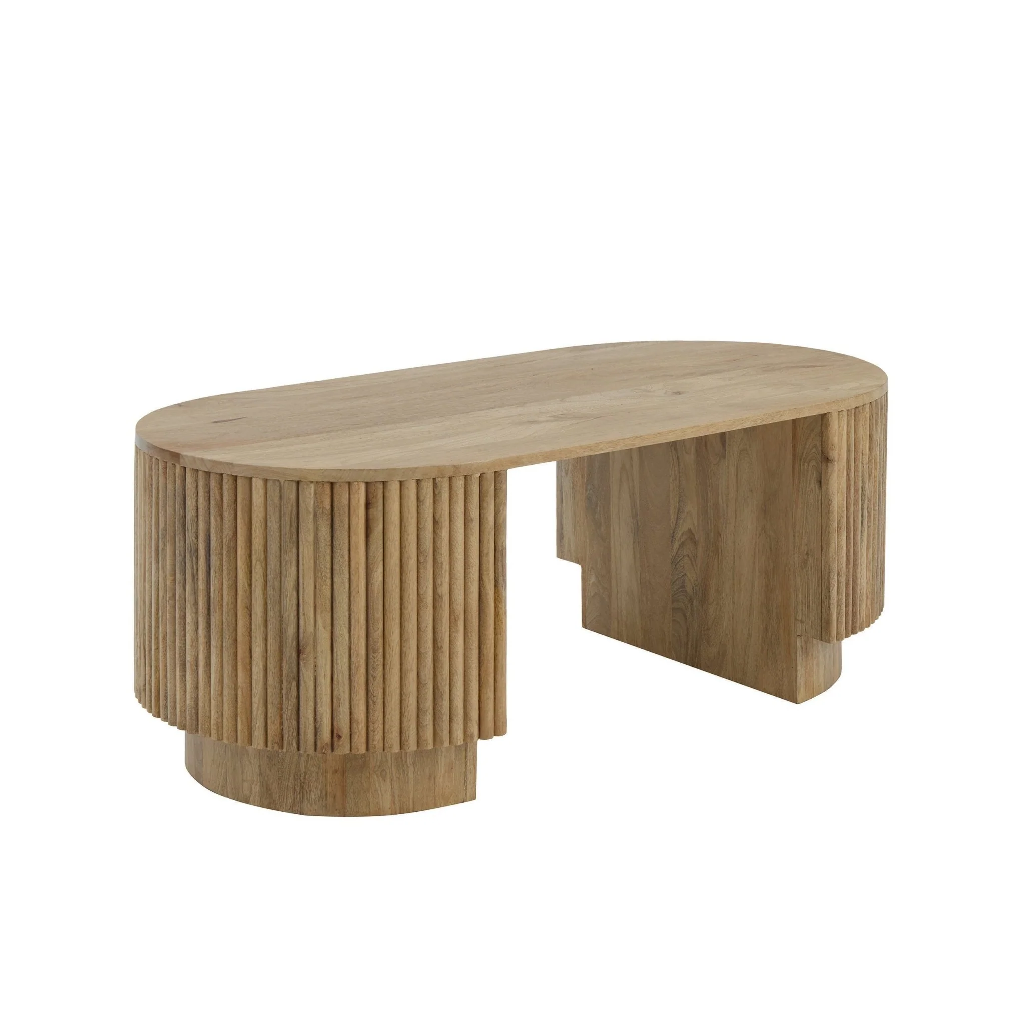 Finley Mango Wood Coffee Table - Natural - Image 6