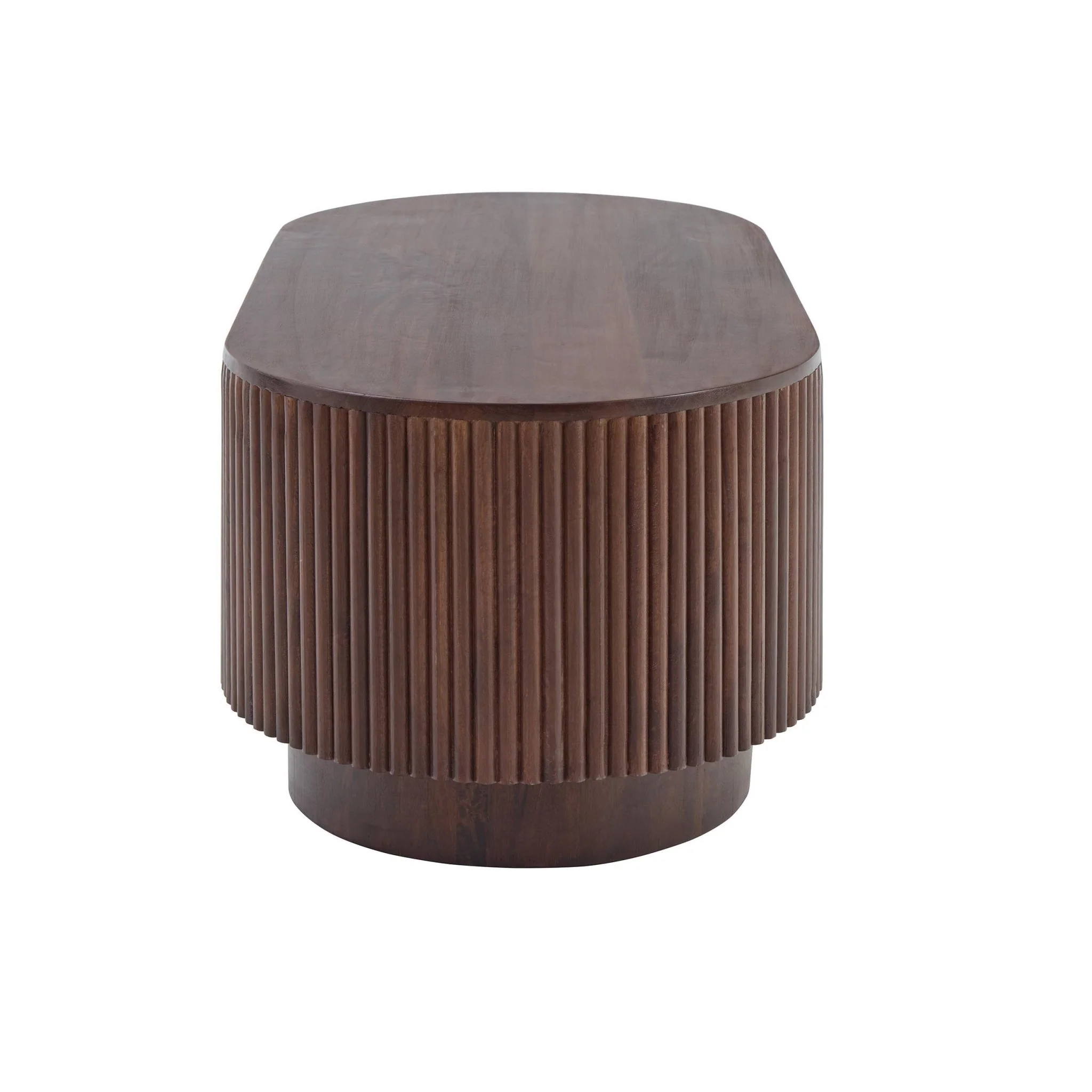 Finley Mango Wood Coffee Table - Walnut - Image 5