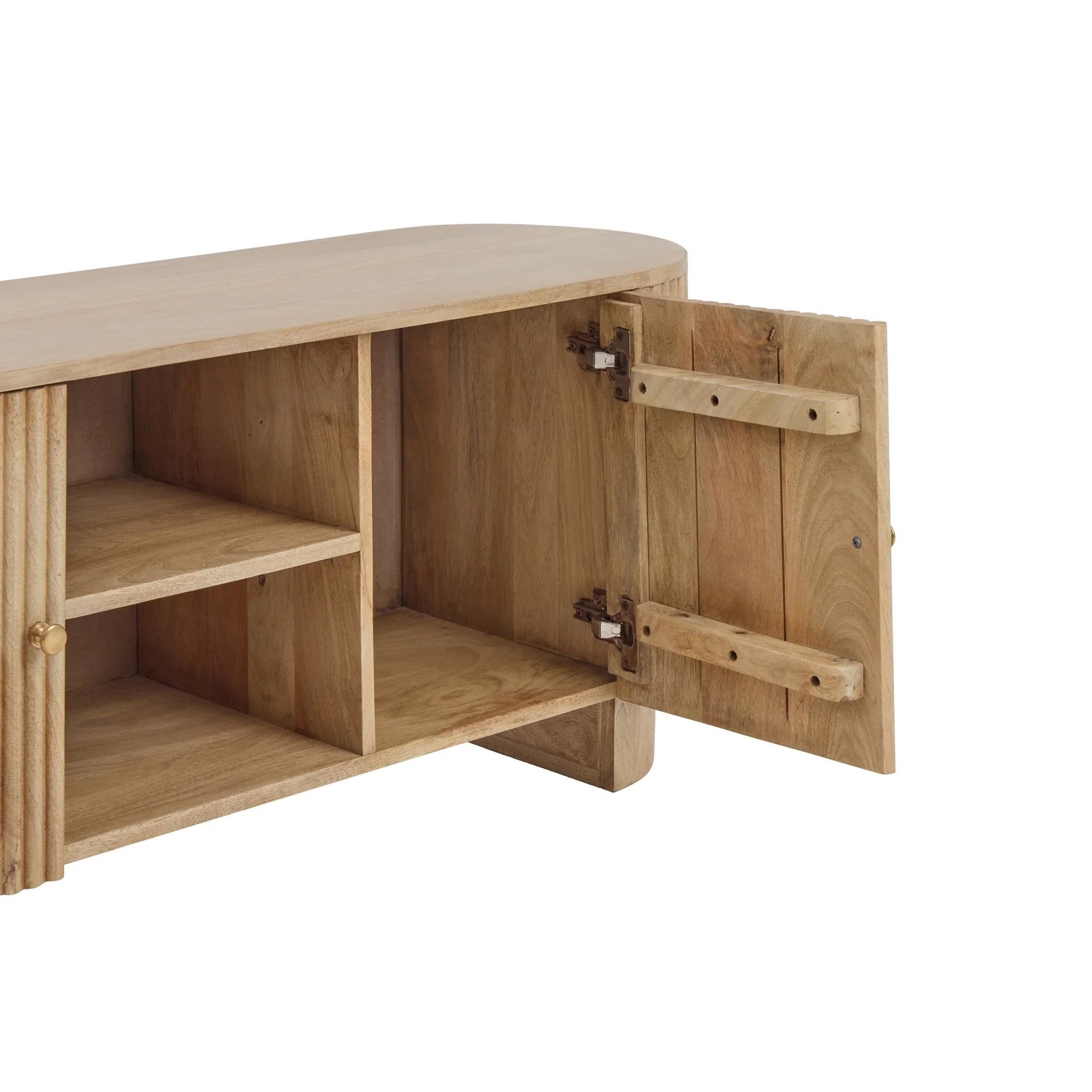 Finley Mango Wood Tv Unit for Tv Unit TVs up to 55" - Natural - Image 6