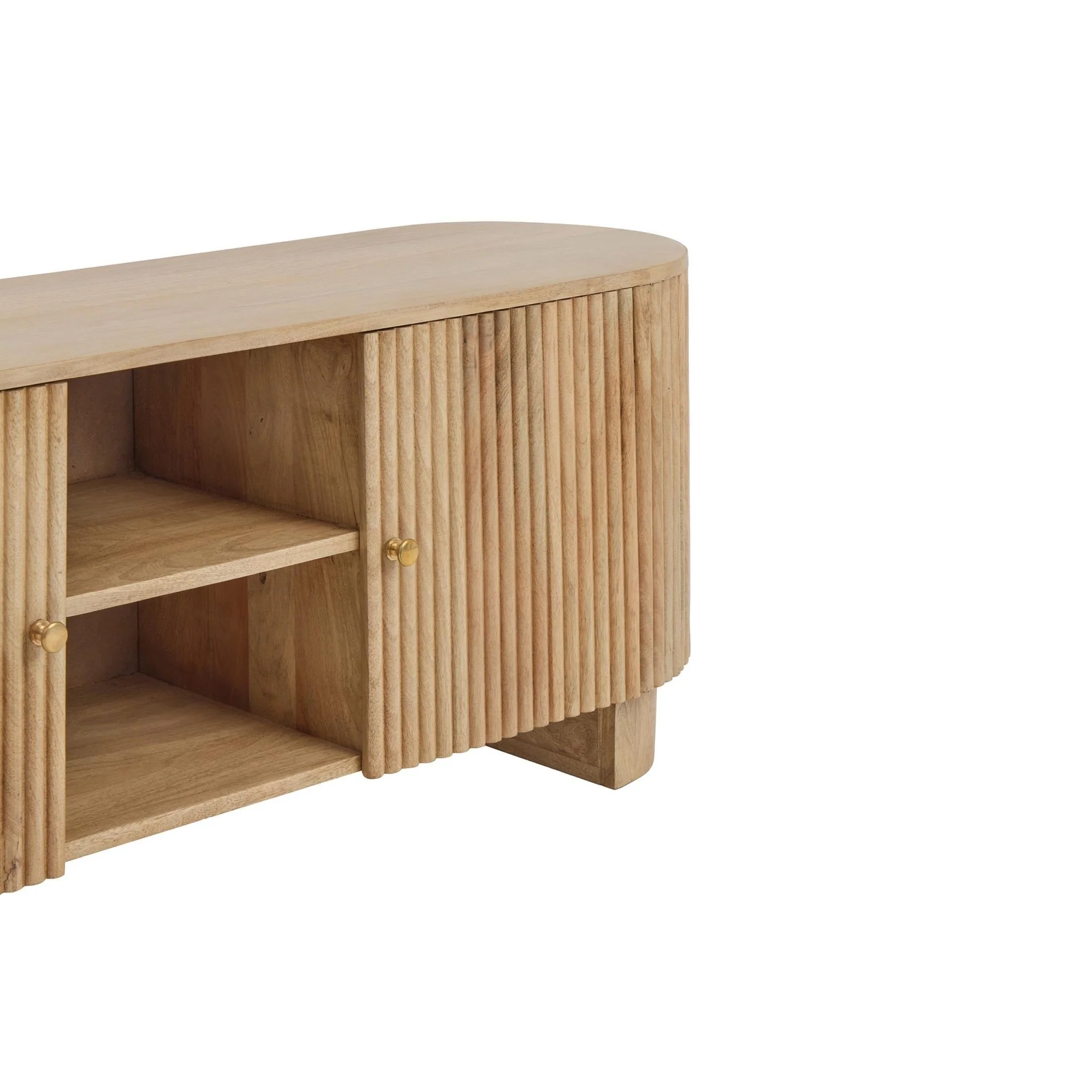 Finley Mango Wood Tv Unit for Tv Unit TVs up to 55" - Natural - Image 7