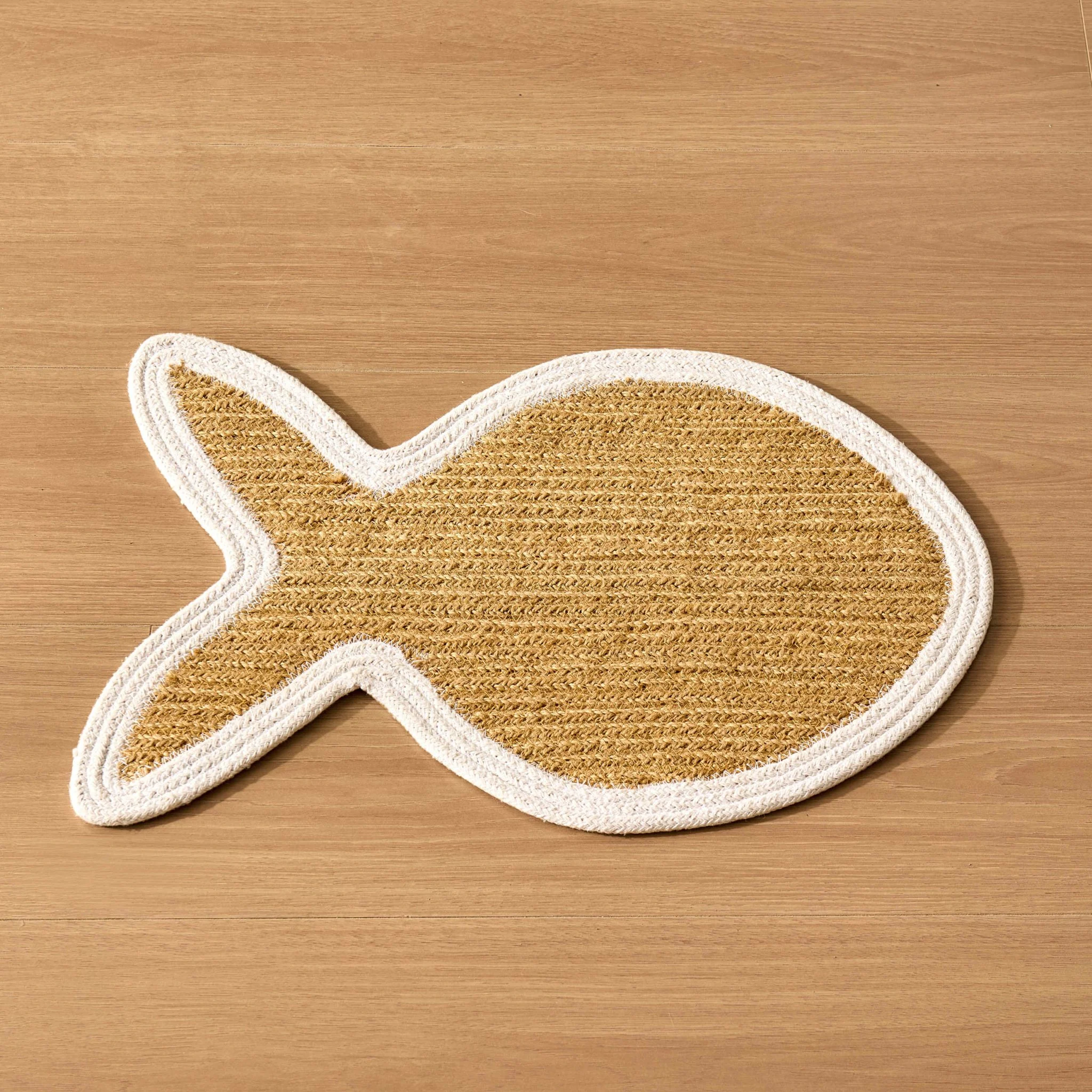 Fish Jute Food Mat - Natural