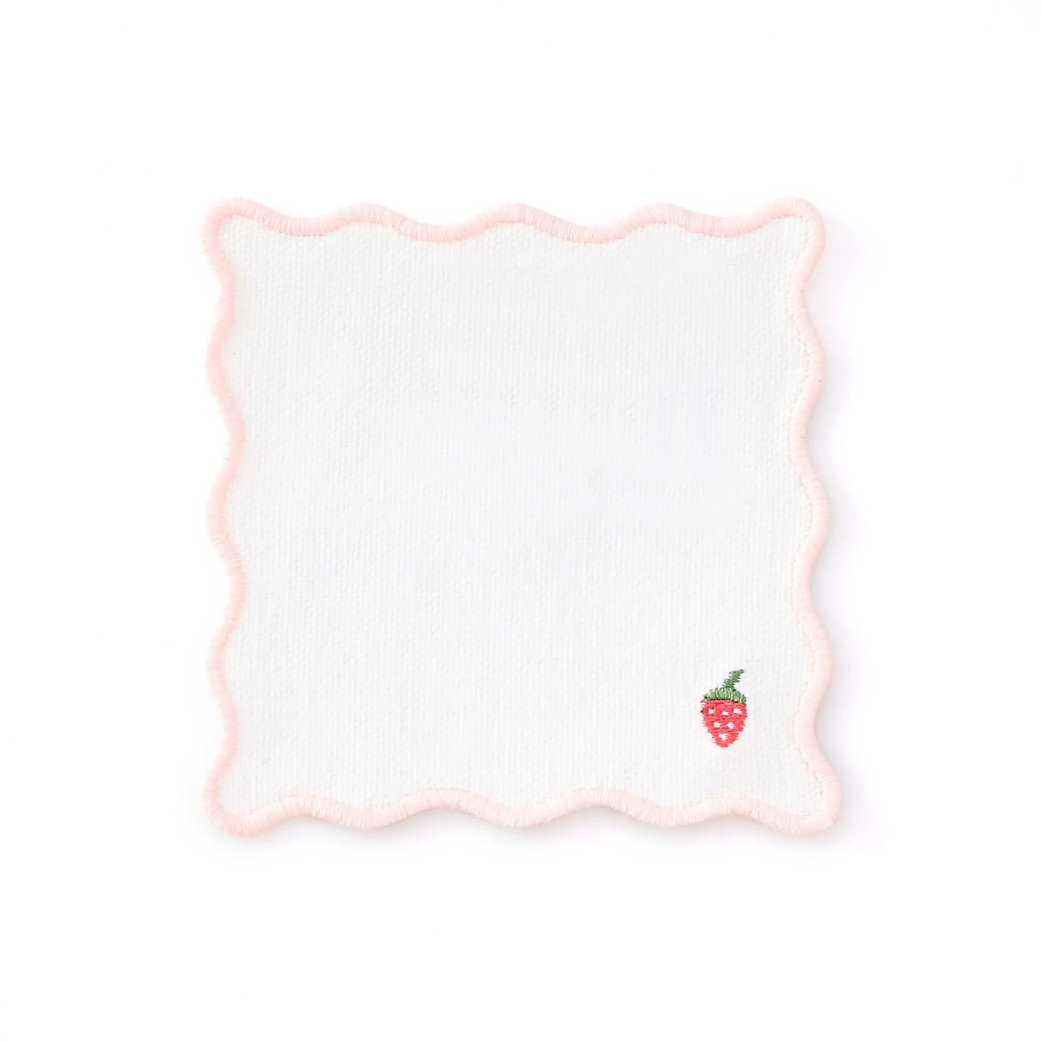 Fruit Embroidered Pack of 4 Cocktail Coasters - Multi - Image 7