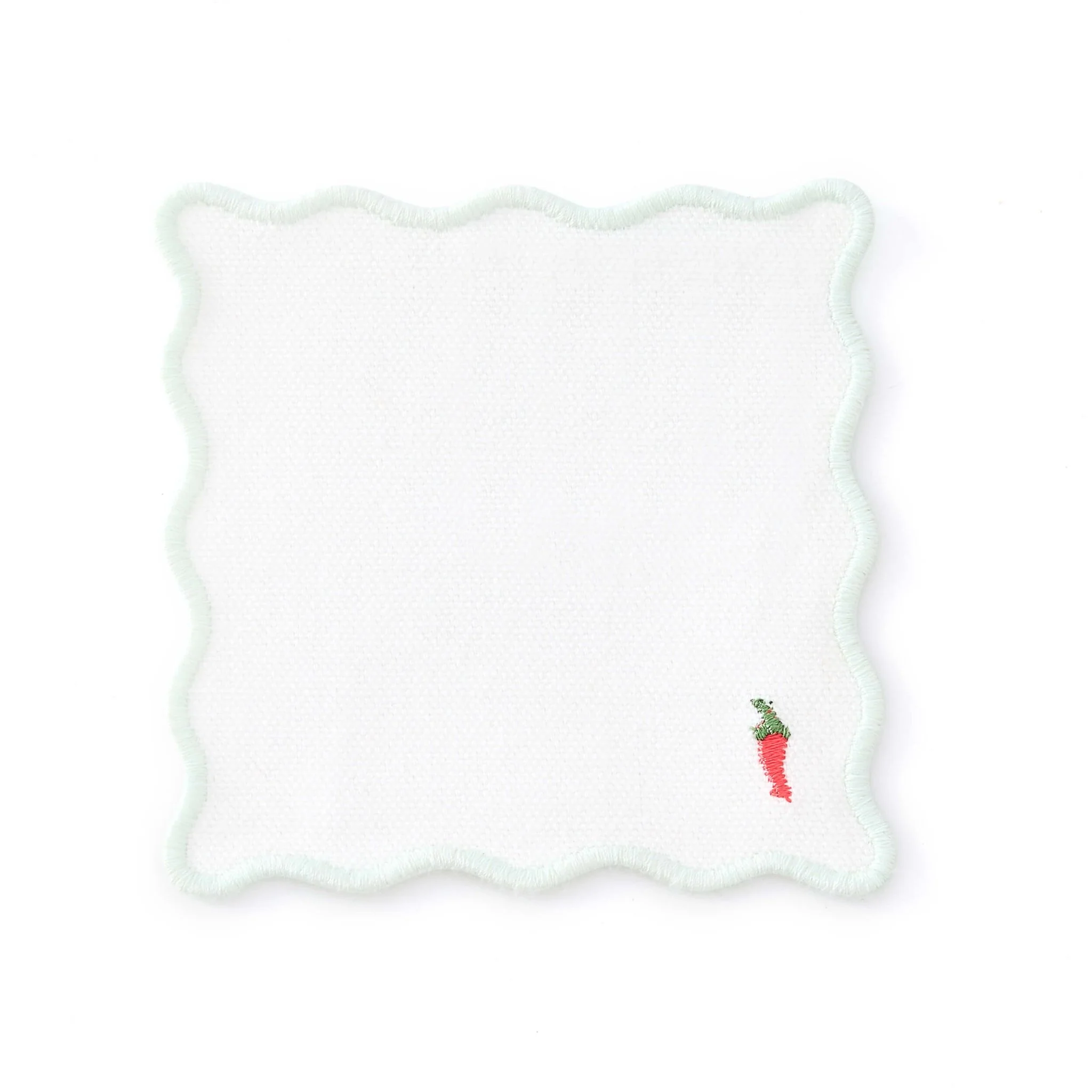 Fruit Embroidered Pack of 4 Cocktail Coasters - Multi - Image 8