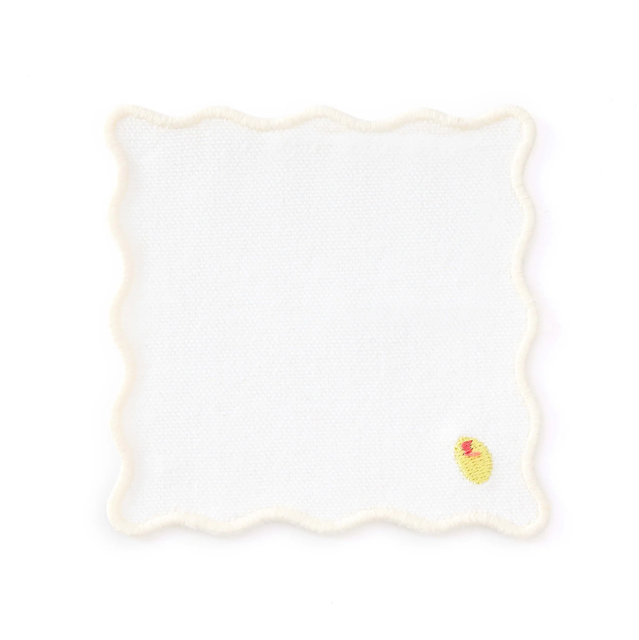 Fruit Embroidered Pack of 4 Cocktail Coasters - Multi - Image 9
