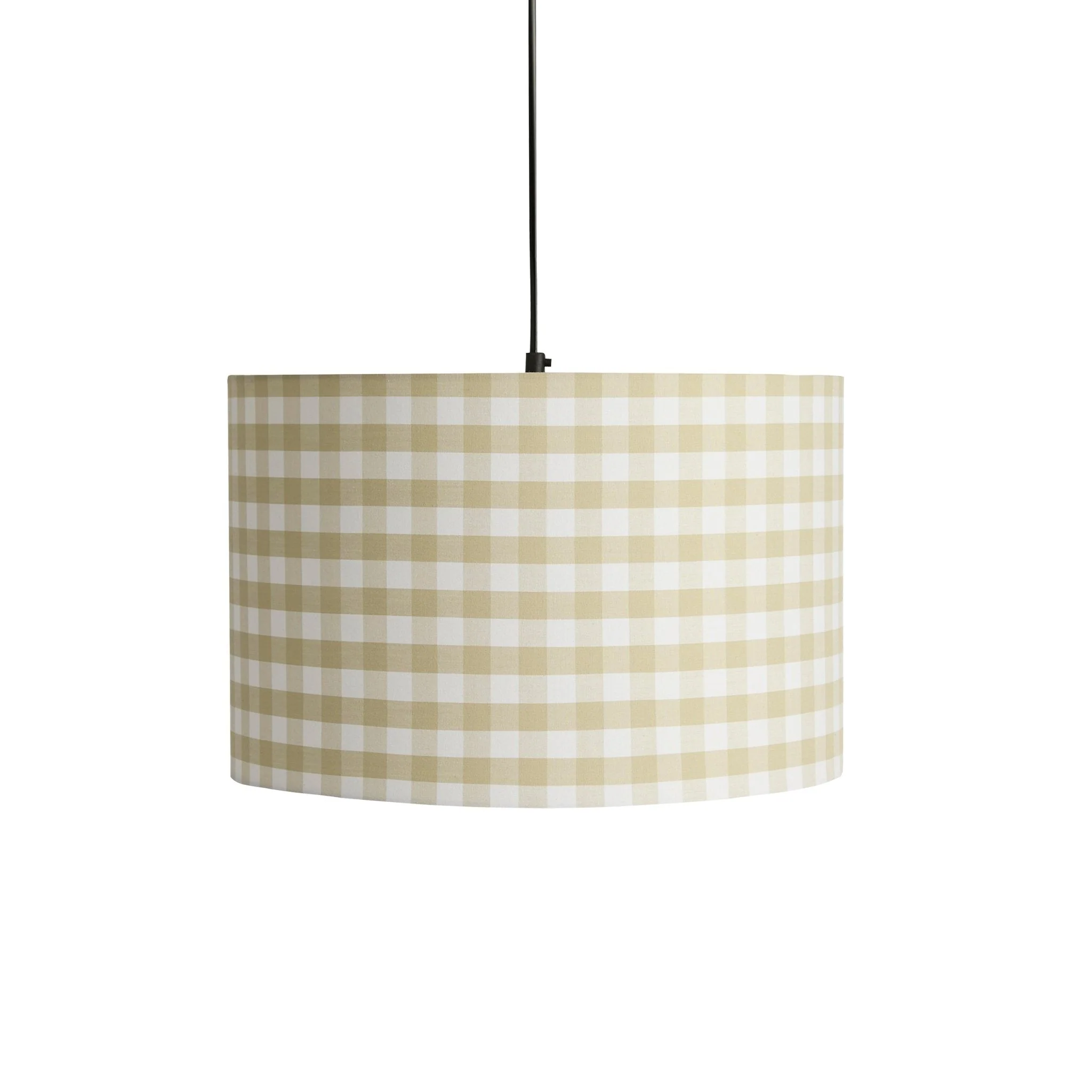 Gabriella Gingham Ceiling Shade - Natural - Image 3
