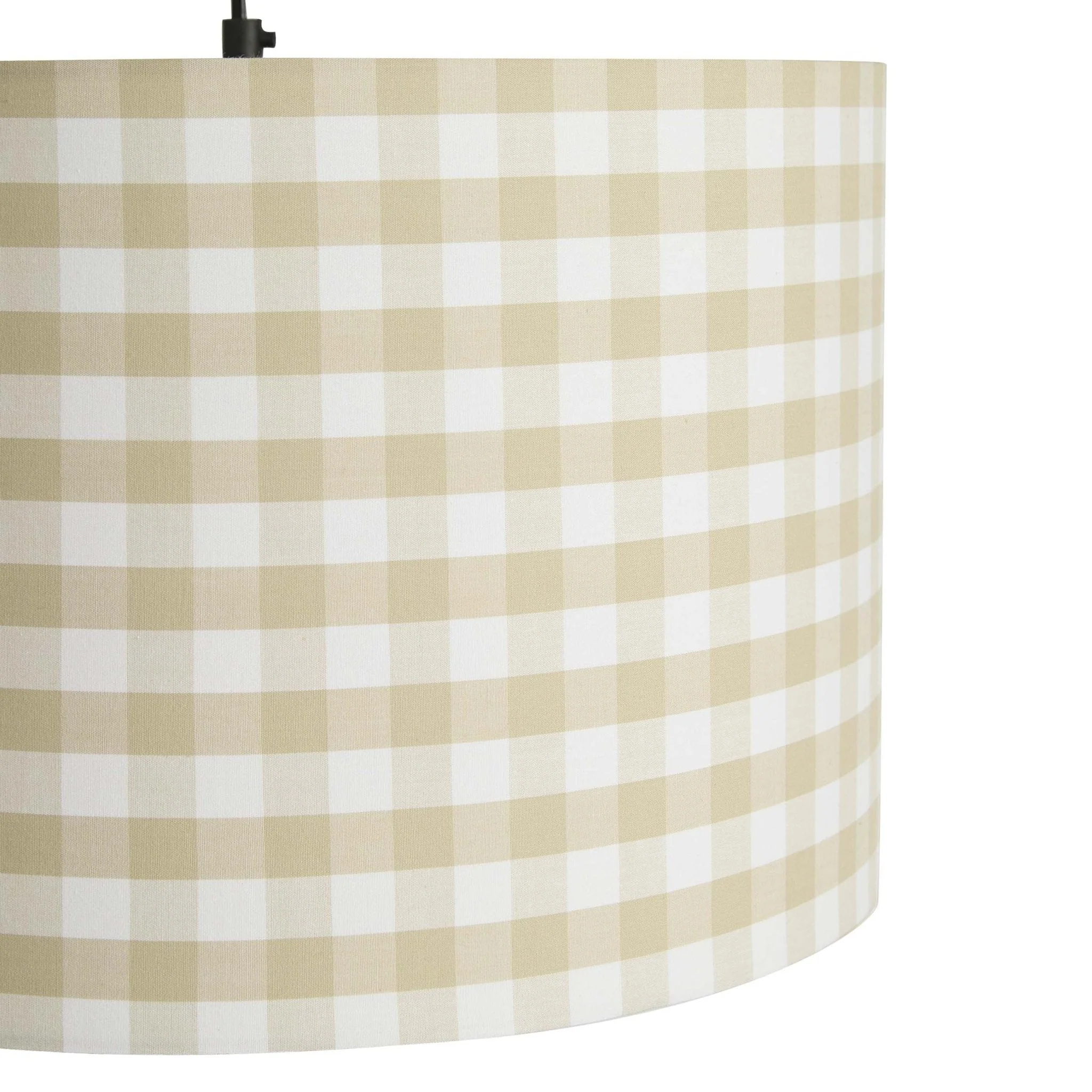 Gabriella Gingham Ceiling Shade - Natural - Image 5