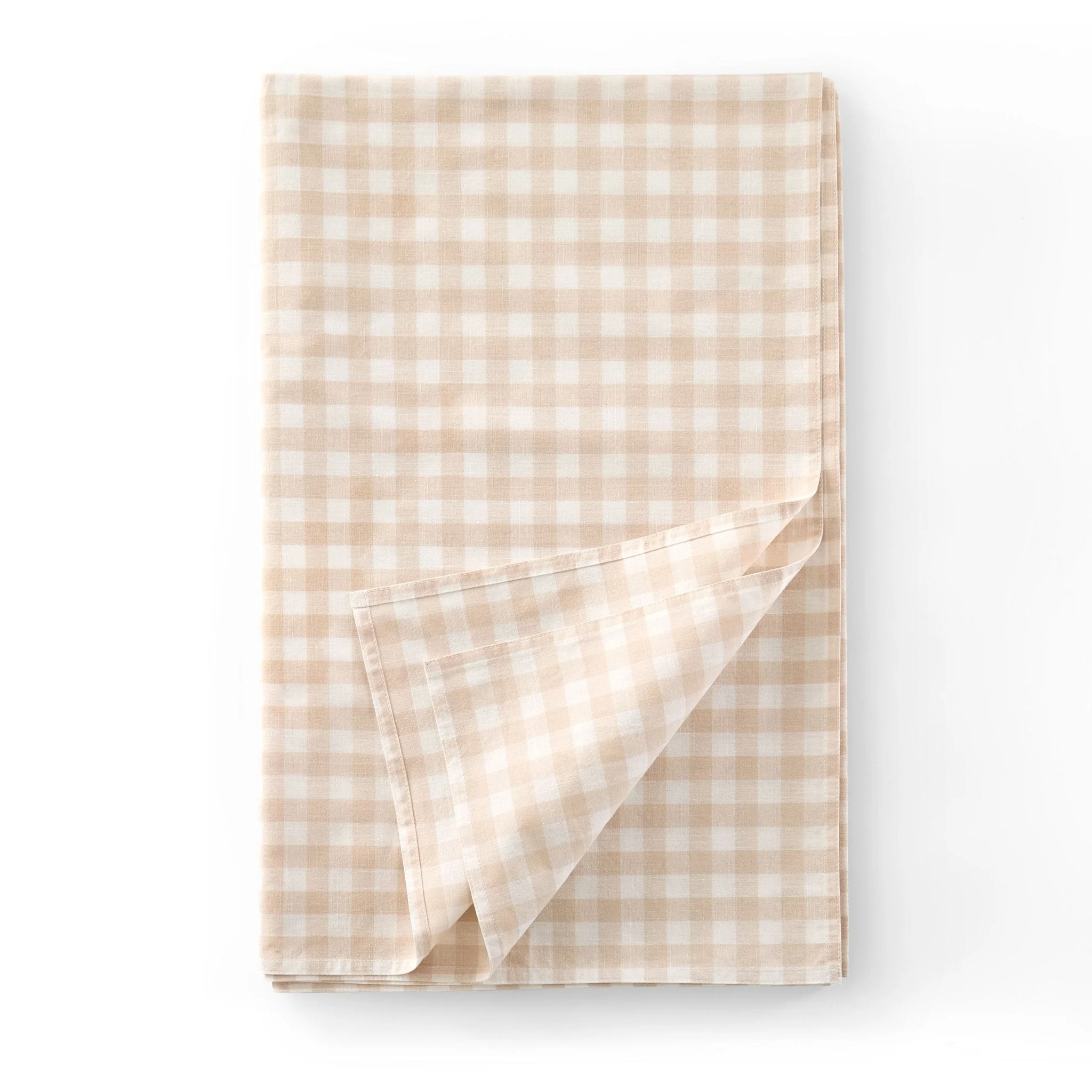 Gabriella Gingham Tablecloth - Natural - Image 2
