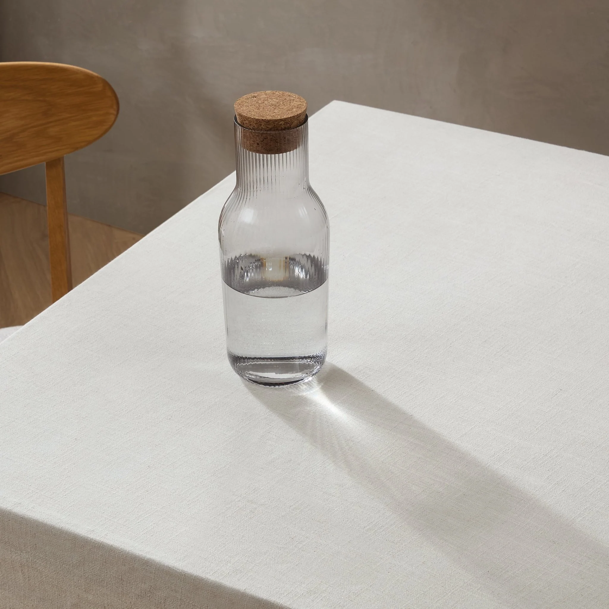 Gatsby Ripple Glass 1L Carafe - Smoked - Image 2