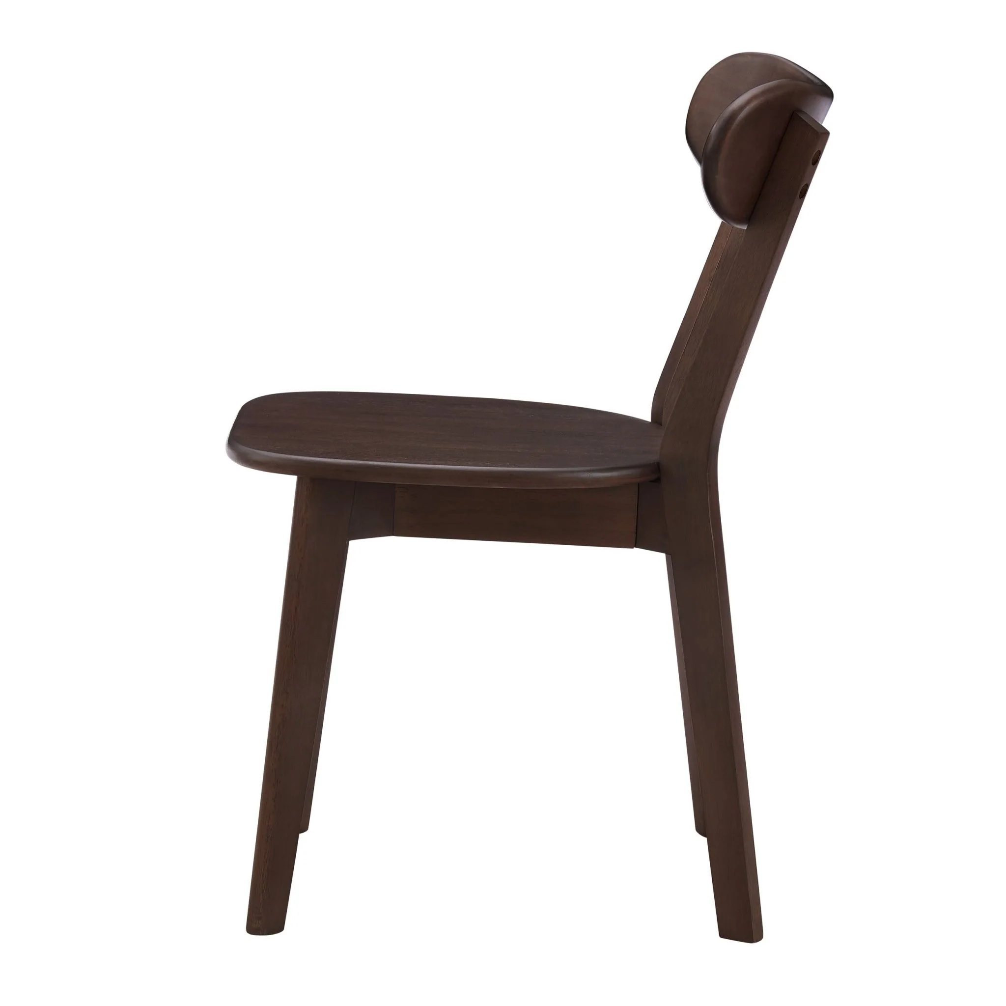 Georgia Set of 2 Dining Chairs - Walnut - Image 4