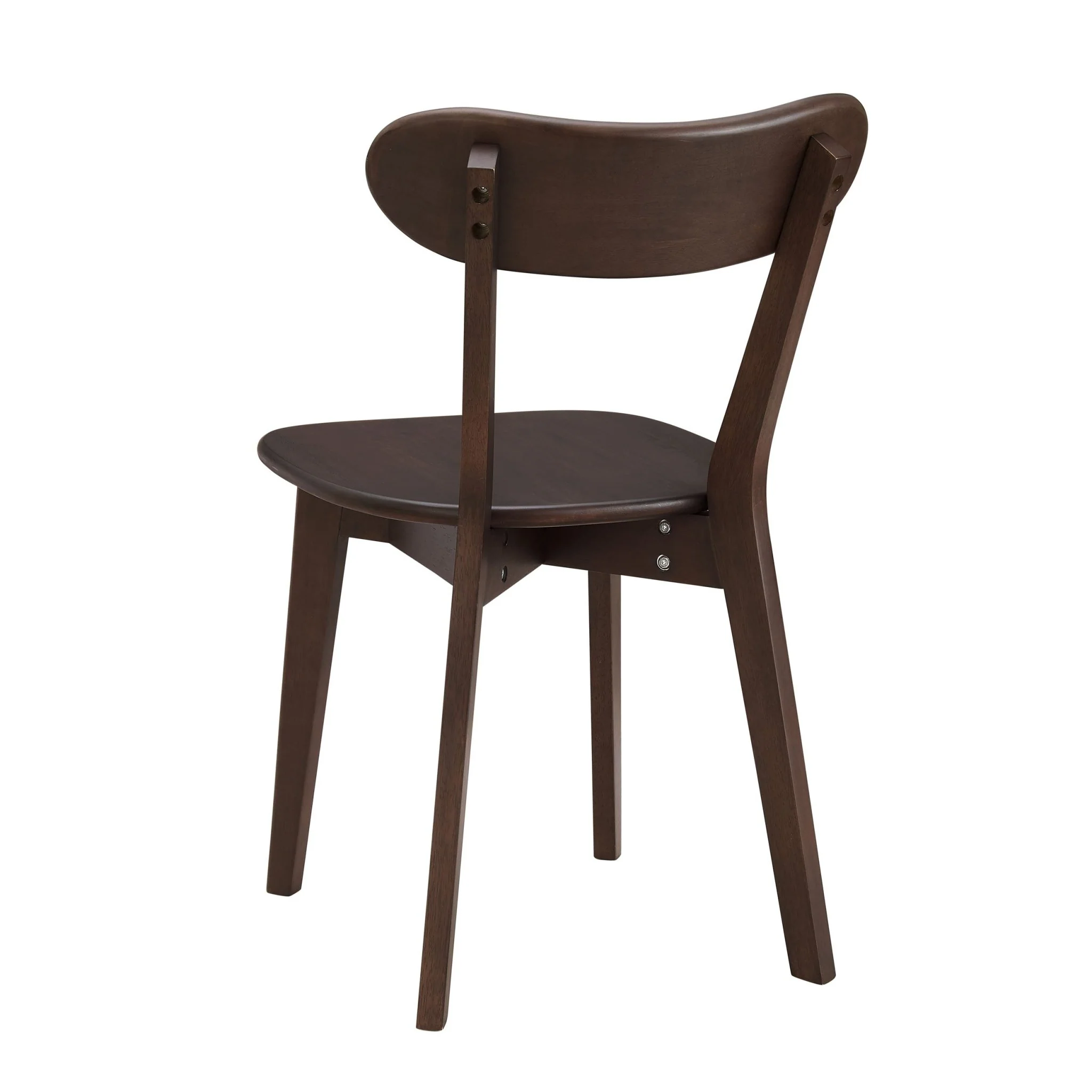 Georgia Set of 2 Dining Chairs - Walnut - Image 6