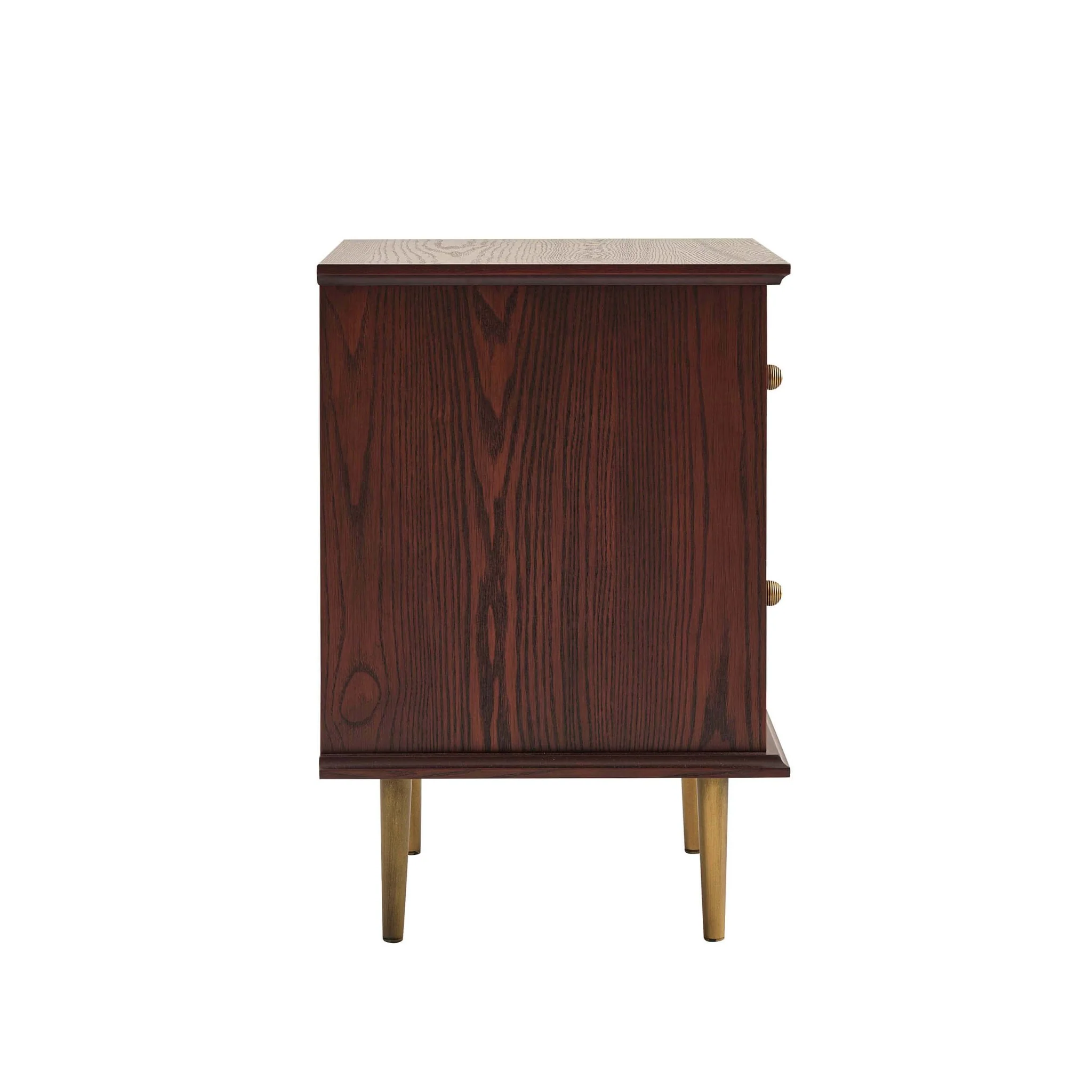 Georgie 2 Drawer Bedside Table - Mahogany - Image 8