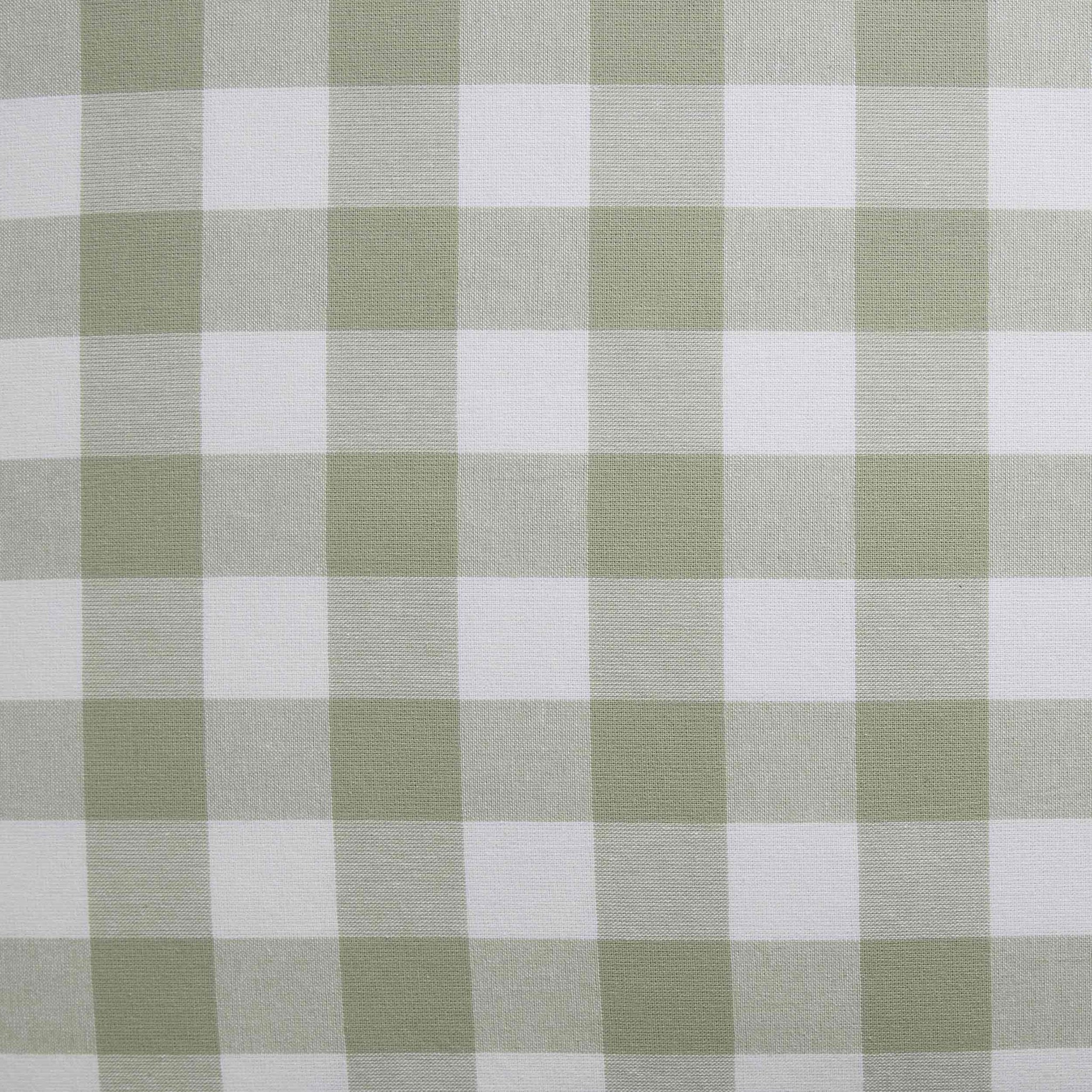 Gingham Square Frill Edge Sofa Cushion Cover - Sage - Image 7