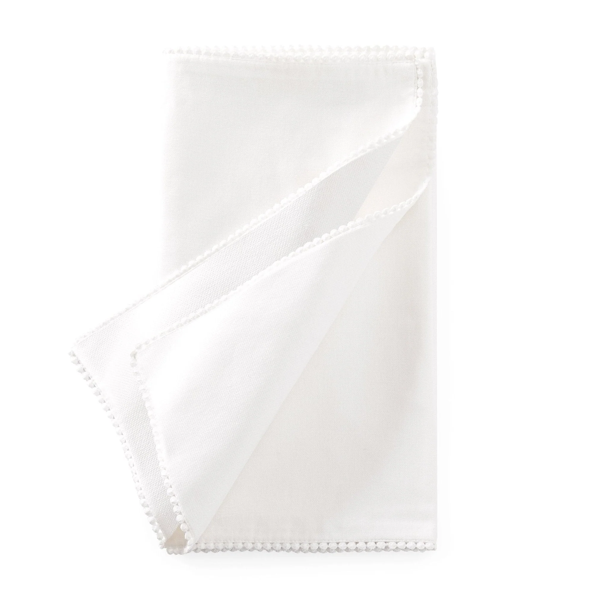 Girona Pom Pom Table Runner - White - Image 2
