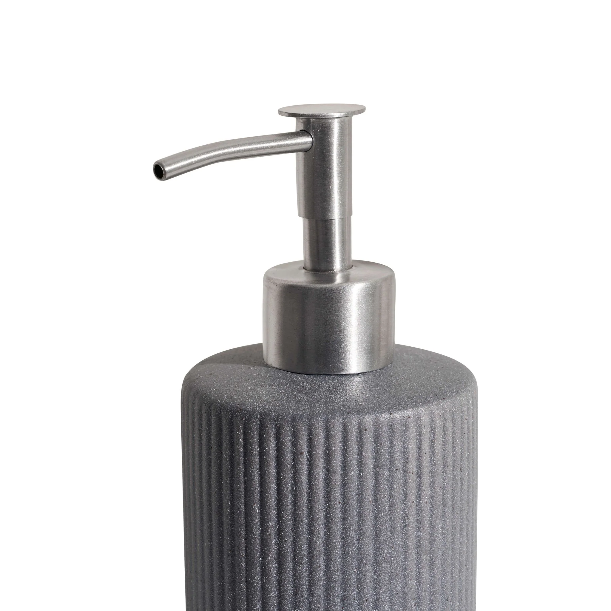 Hadley Sand Effect Soap Dispenser - Grey - Image 3