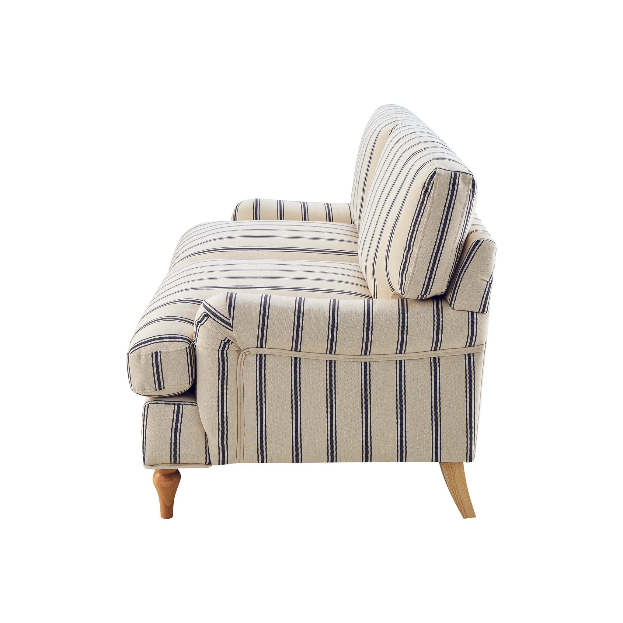 Hampshire 2 Seater Sofa - Blue Stripe - Image 4