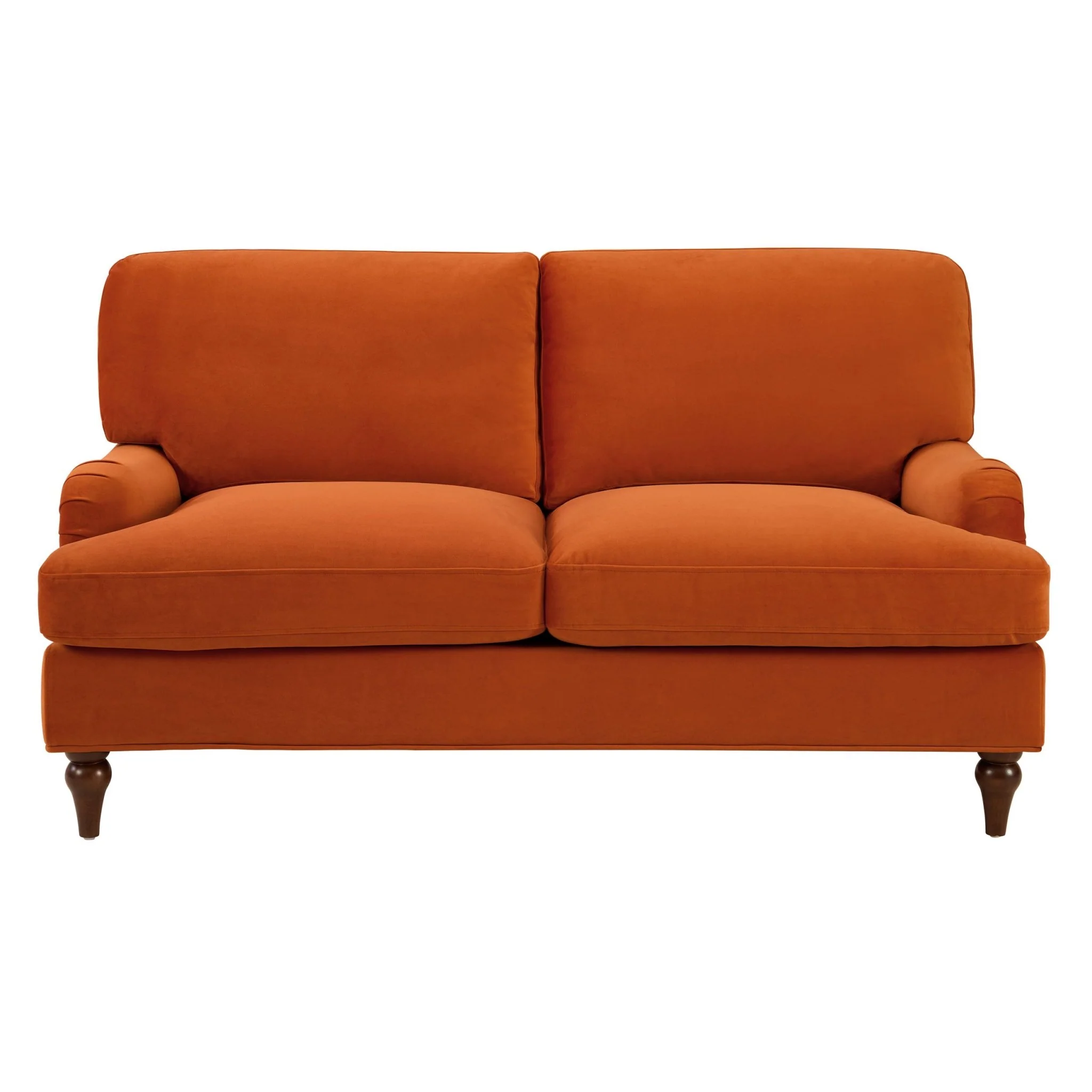 Hampshire 2 Seater Sofa - Bright Orange - Image 3