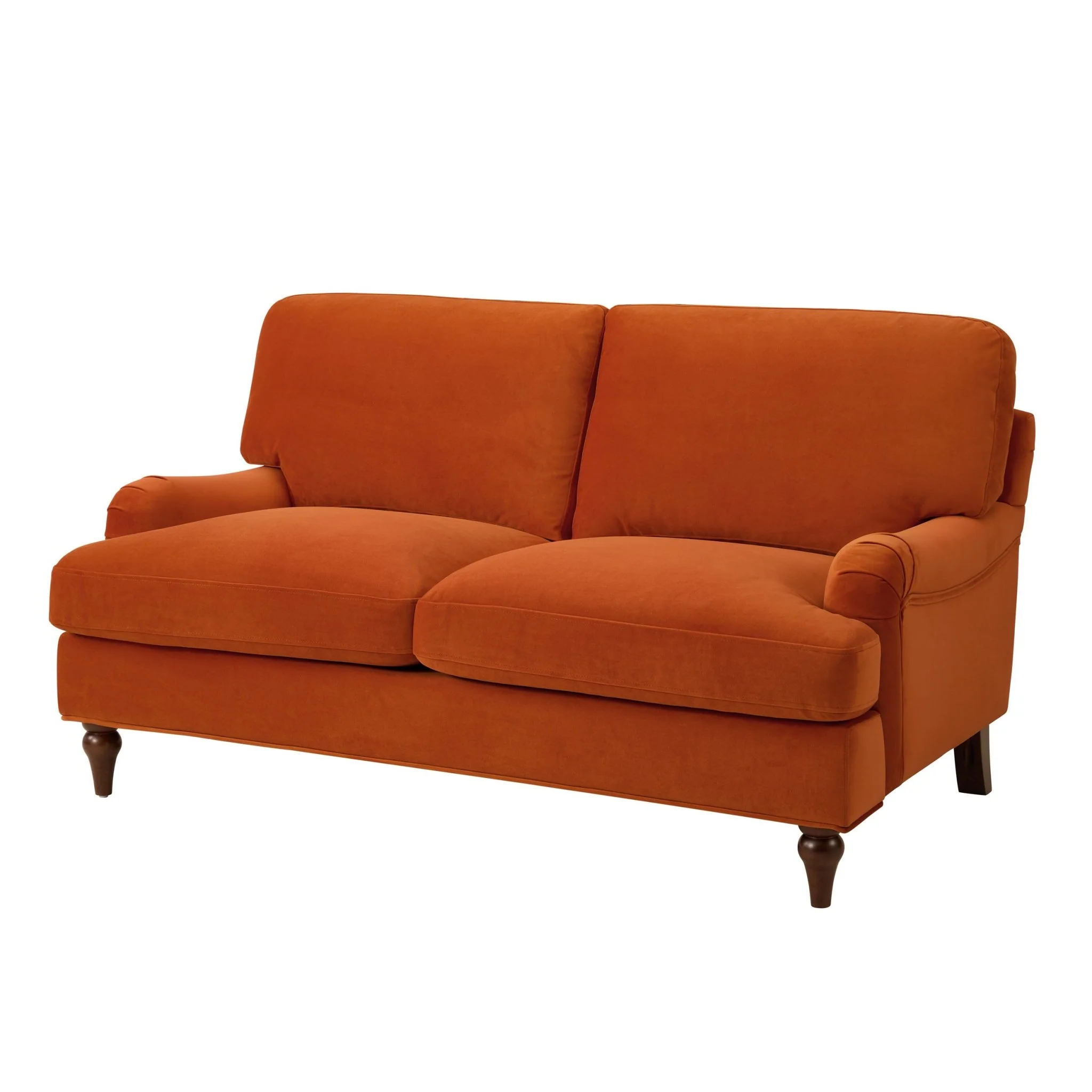 Hampshire 2 Seater Sofa - Bright Orange - Image 4