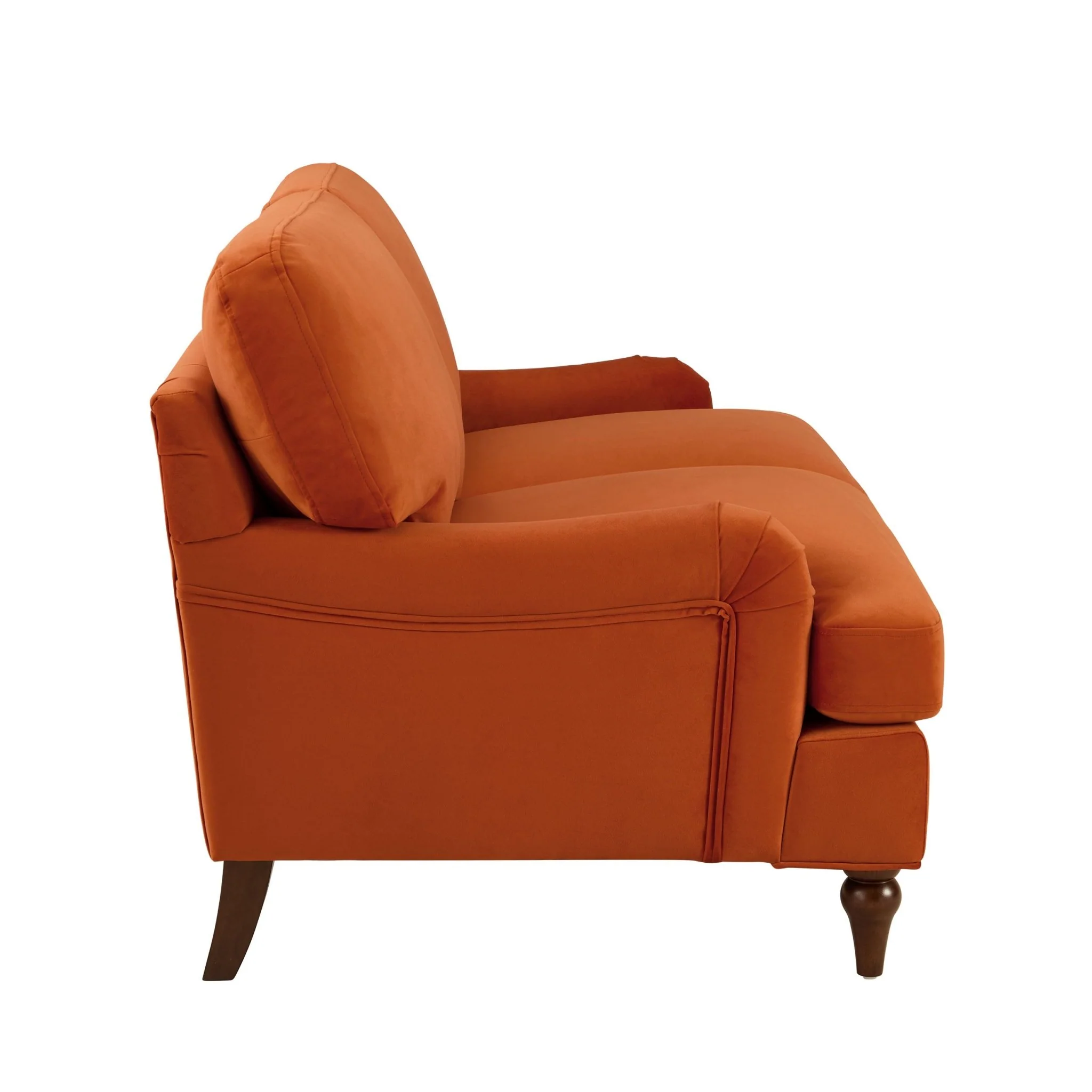 Hampshire 2 Seater Sofa - Bright Orange - Image 5